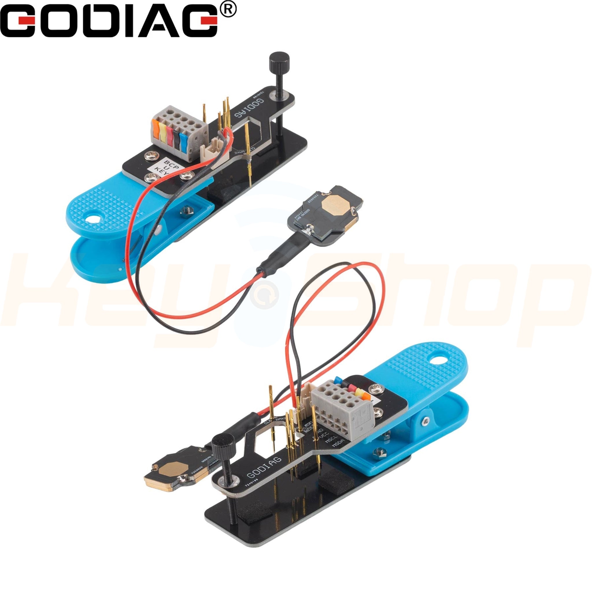 GODIAG ערכת קליפים אוניברסלית ללא-הלחמה לשכפול שלטי BMW BDC3 / BCP 2019+ שלדות G / U - למכשירי Xhorse Key Tool Plus, KEYDIY KD-X4, Autel, ועוד
