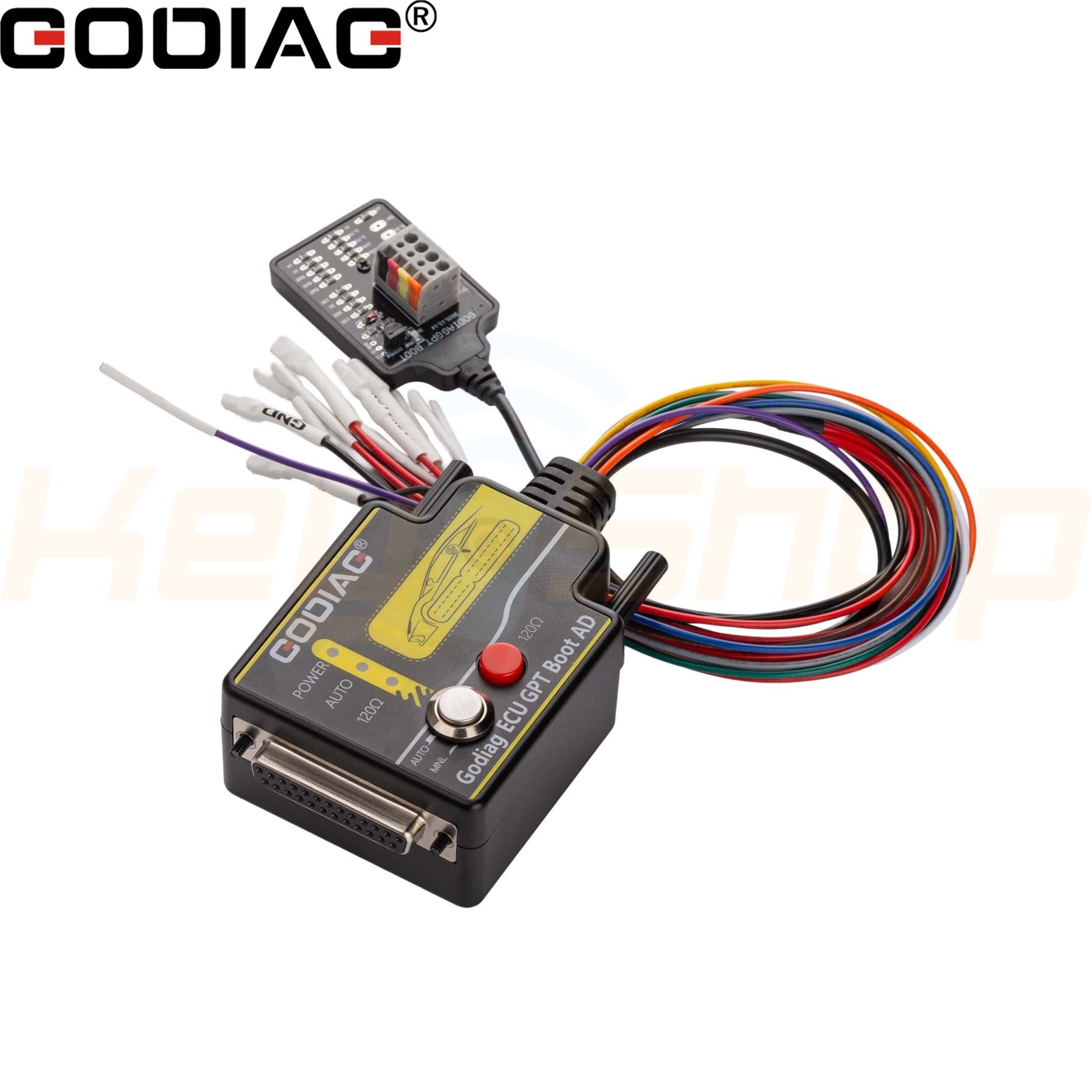 GODIAG ECU GPT Boot AD - מתאם חיבור למחשב רכב לקריאה וכתיבה על השולחן במצב Boot- תואם J2534 לתוכנות יצרן ומכשירי טיונינג