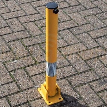 מחסום חניה מוט קפיץ נעילה ידנית עם מפתח FDB(SP)