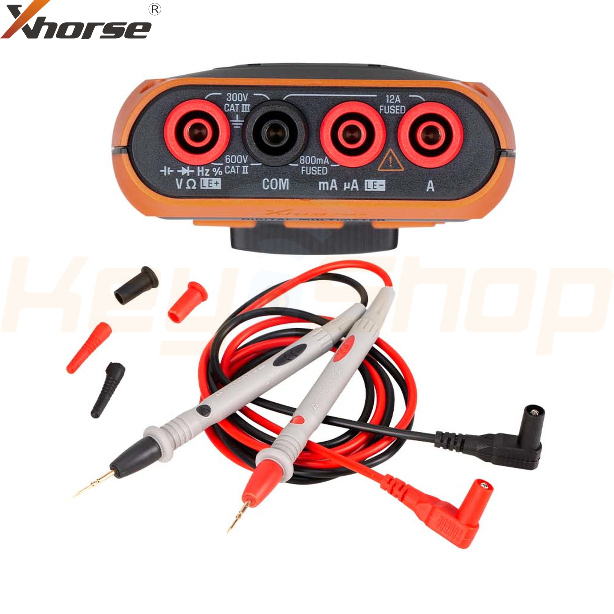 Xhorse - רב-מדד מקצועי - הגנת עומס יתר - מתח AC / DC / זרם / התנגדות / קיבול / תדר