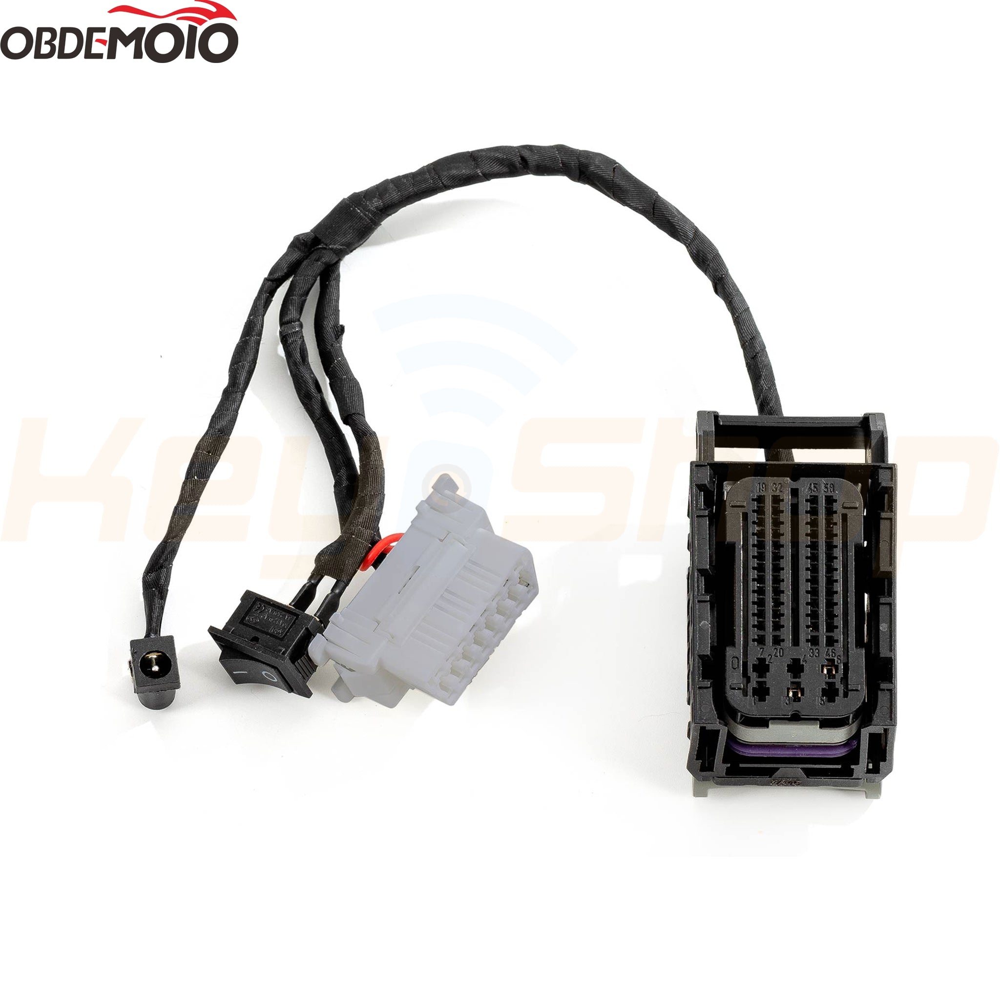 OBDEMOTO כבל ל-900PRO - מתאם קידוד מפתחות מכאניים ID46 לאופנועי BMW / פלטפורמה שולחנית K-010 - Bosch ECU