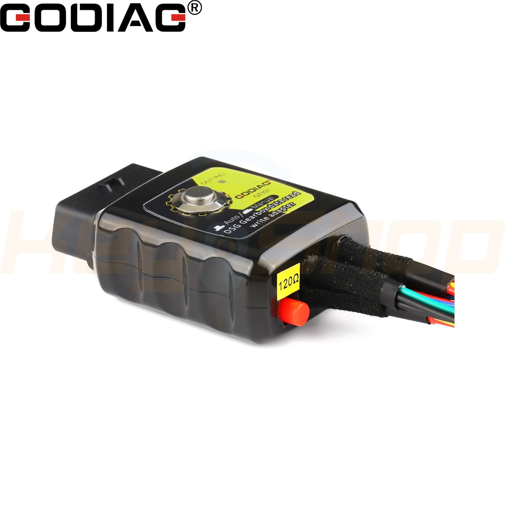 GT107 + GT105 II GODIAG: מתאם OBD לקידוד מפתחות ויחידות הילוכים - במיוחד ל-VAG ומיצובישי (HKSE161-C)