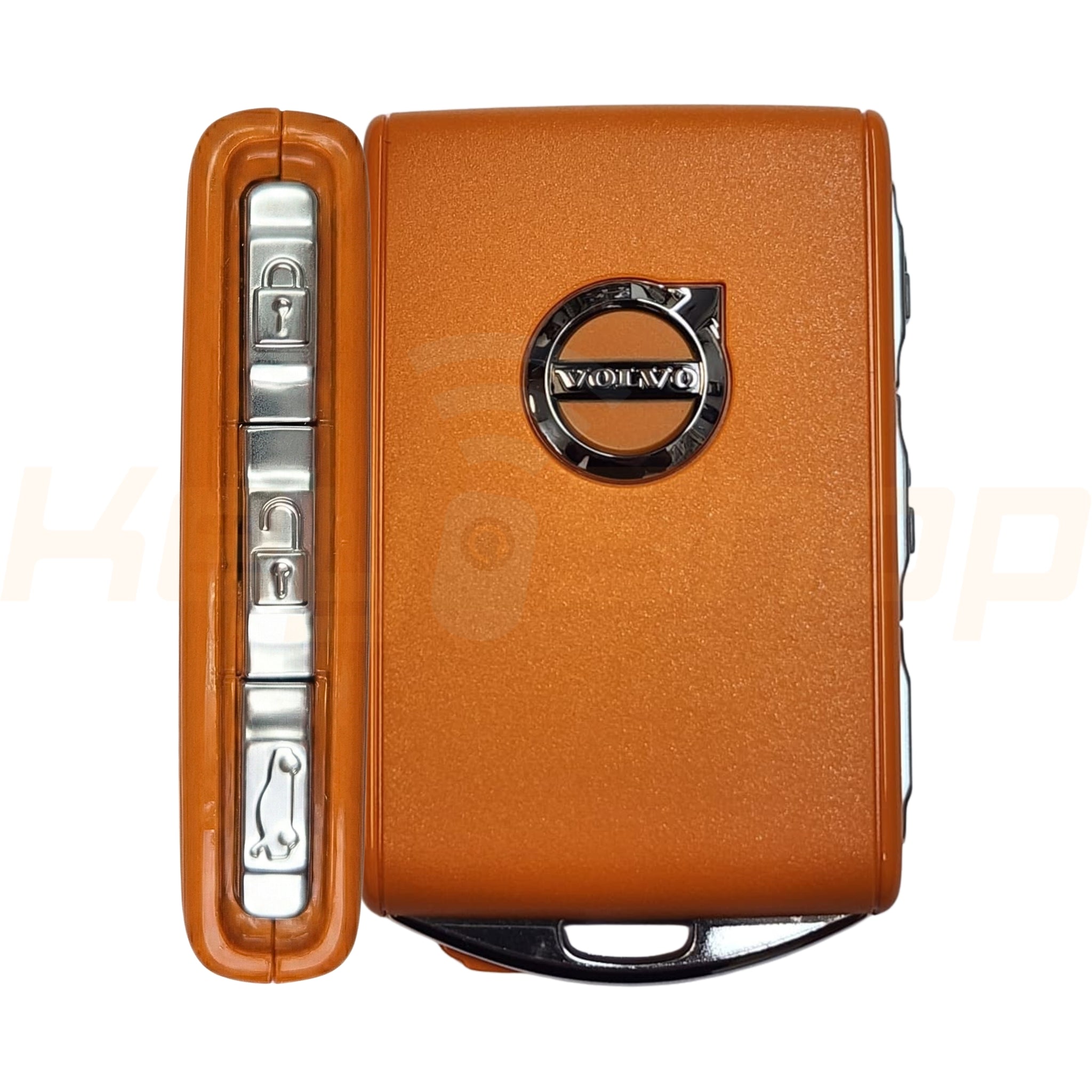 2017+ מפתח חכם וולוו XC60 / XC90 / S60 / S90 פלסטיק-כתום מקורי | 4-לחצנים | 32279985 | HU101 | ID8A | 434MHz