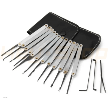 סט נעילת פיק- 12 חלקים עם נרתיק עור