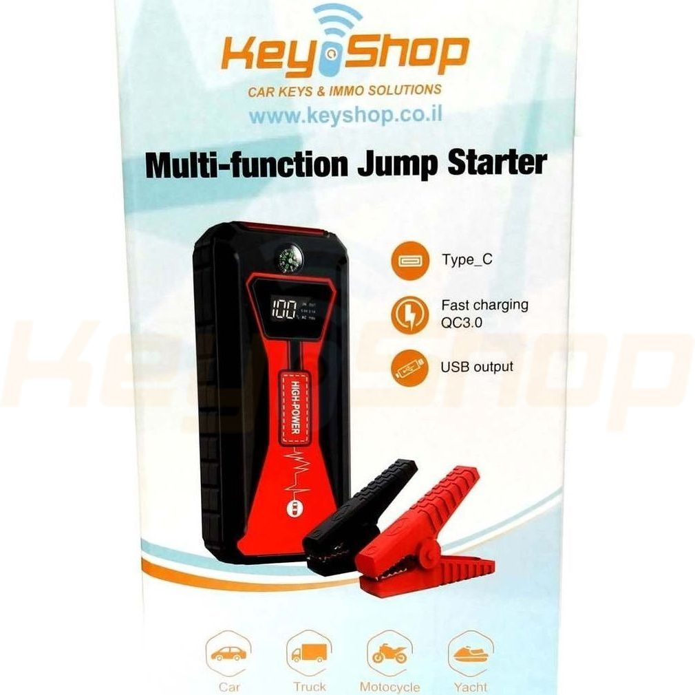 בוסטר- Multi-function Jump Starter- 800A