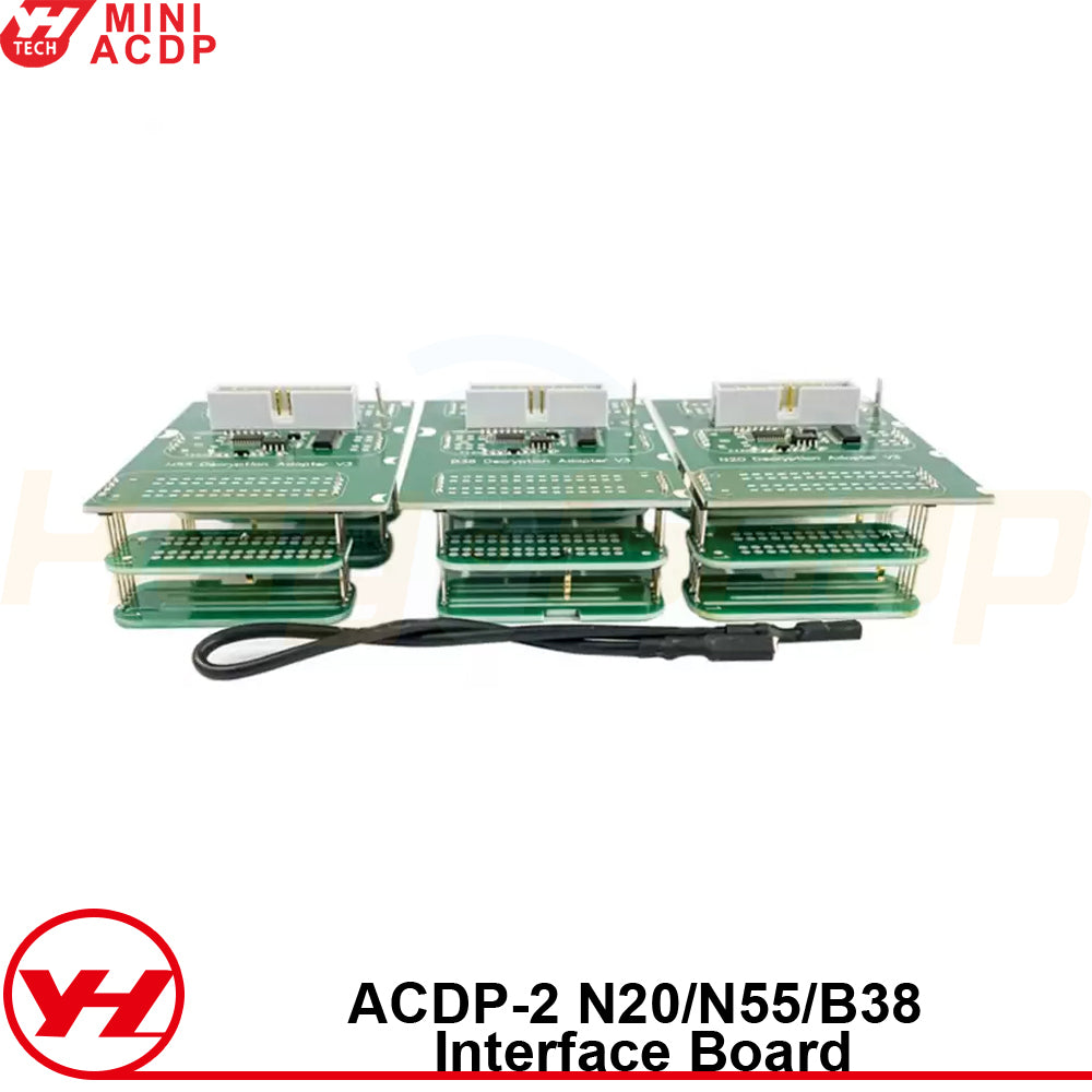 ACDP תוסף למודול 3: BMW סט מתאמי פלאג לחילוץ ISN או שכפול מחשב מנוע N20 / N13 / N63 / S63 / N55 / B38 DME