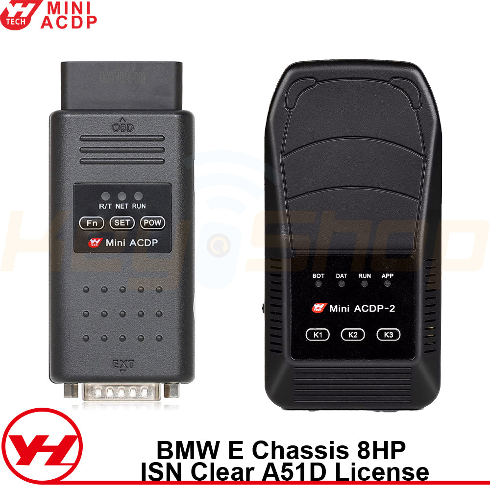 ACDP תוסף למודול 11: BMW התאמת ISN ליחידת הילוכים 8HP בתושבת "E" דרך OBD או מתאמים - רישיון בלבד