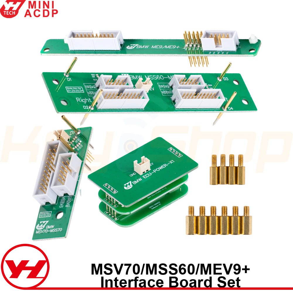 ACDP תוסף לרישיון A51C: סט מתאמי Boot לשכפול מחשב מנוע MSV70 / MSS60 / MEV9+ DME ברכבי ב.אמ.וו, מיני