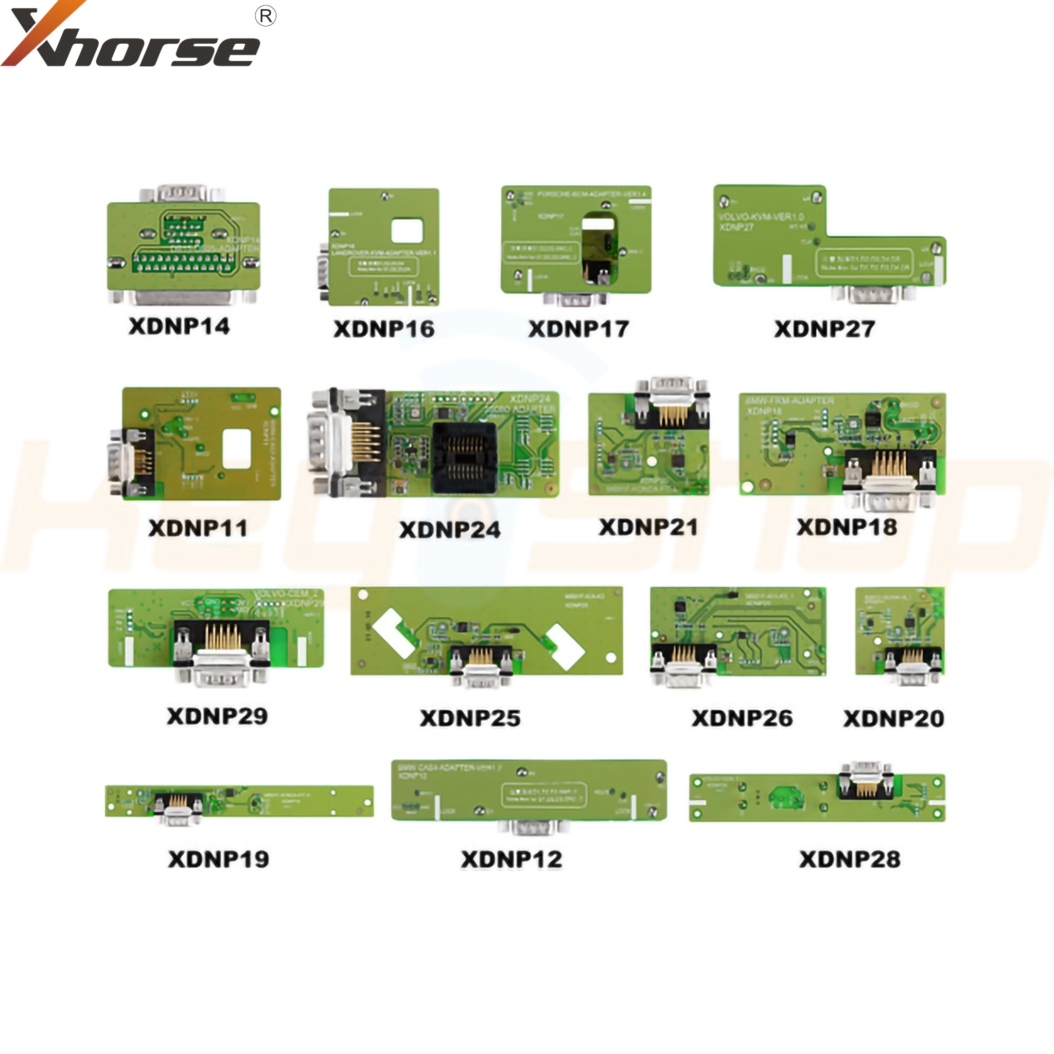 חבילת מתאמים ללא הלחמות חלקית מיניפרוג - KEYTOOL PLUS / MINI PROG (לא רק IMMO)