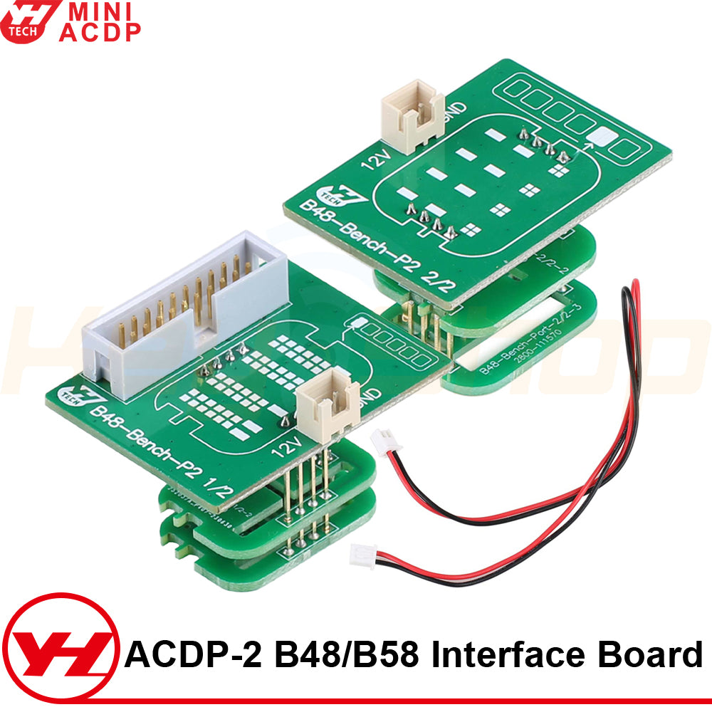 ACDP תוסף למודול 3: BMW סט מתאמי פלאג B48 / B58 לחילוץ ISN ו / או שכפול מחשב מנוע DME
