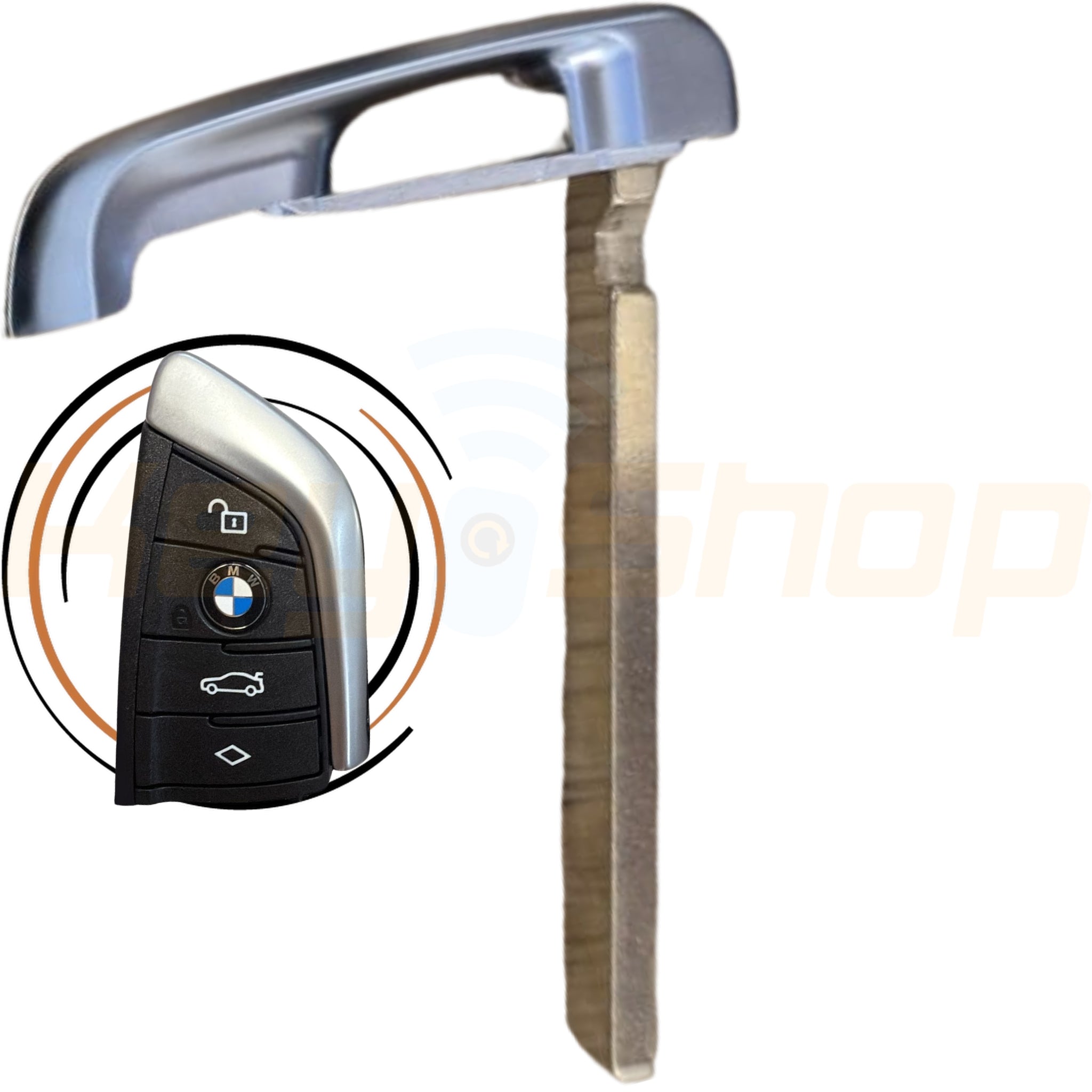 מפתח חירום- BMW- Emergency Key Blade / BMW סנפיר - FEM/BDC & BDC2 HU100R