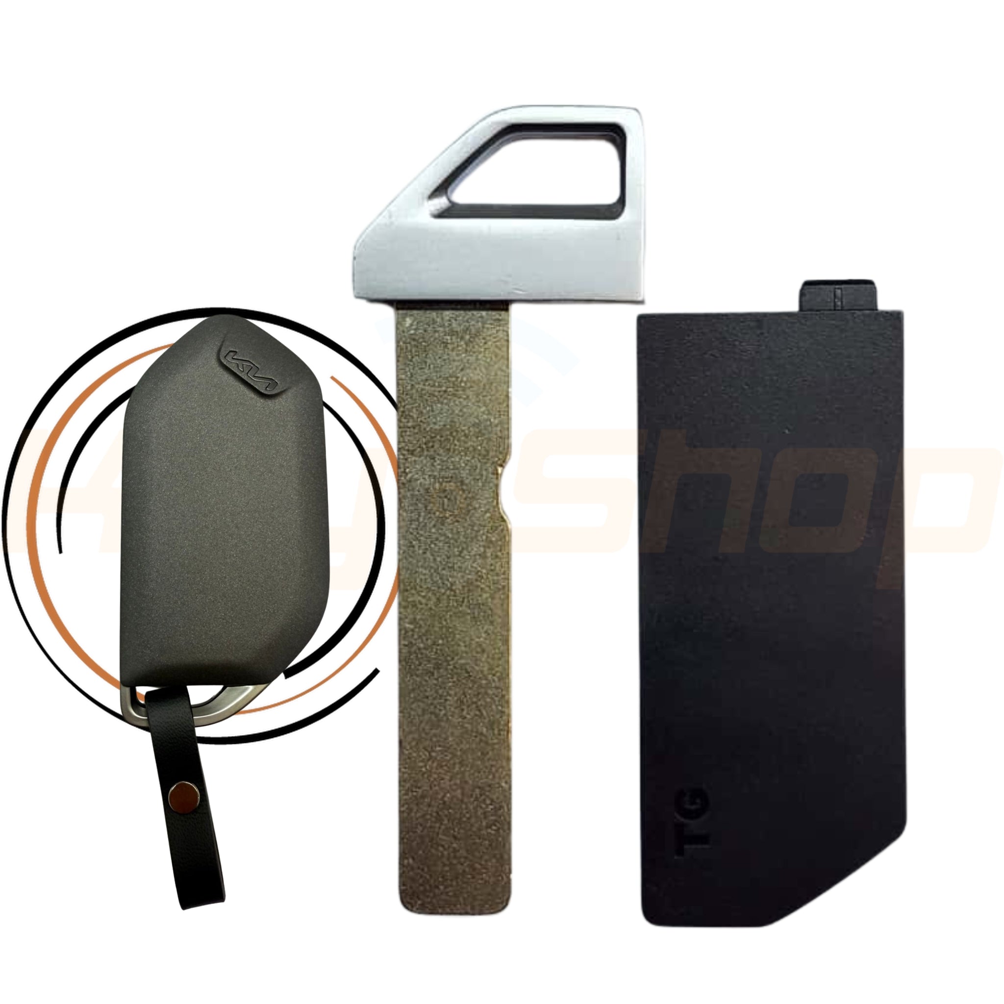מפתח חירום- קיה - KK12 צד אחד - KIA - +2025 - מחליף 81996-S9600 / 81996-EZ000 / 81996-P2800