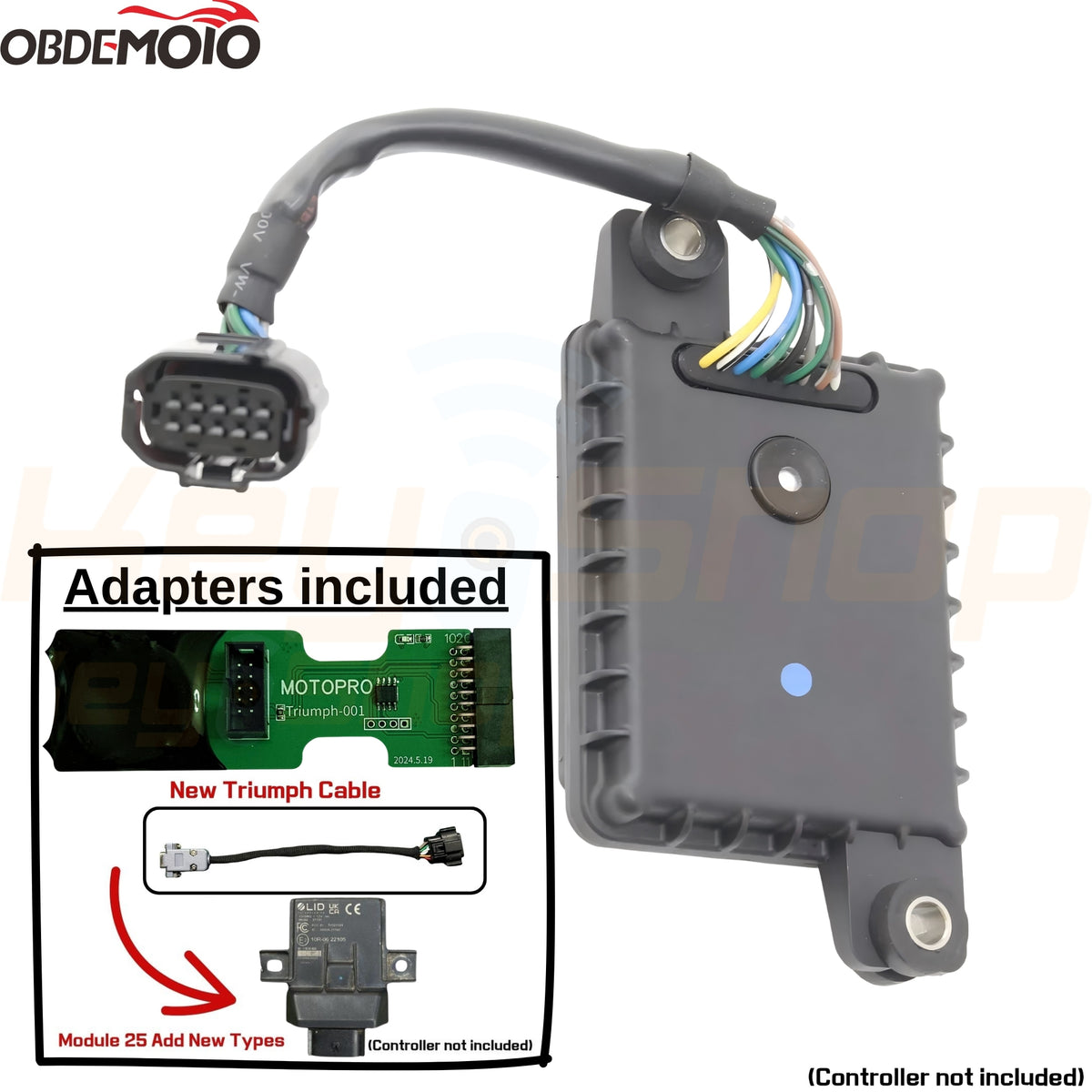 הפעלת תוכנה MOTOPRO Module 25 - Triumph immobox PCF7936 + כבל חדש (כשאין מלאי-זמין בהזמנה מיוחדת)