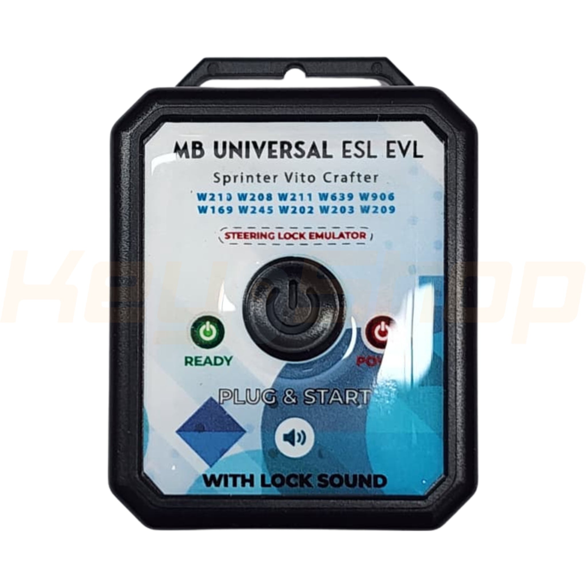 מרצדס בנץ - אימולטור מנעול הגה אוניברסלי ESL ELV: למעל 45 דגמי MB + פולקסווגן ספרינטר (Plug&Play עם צליל נעילה)