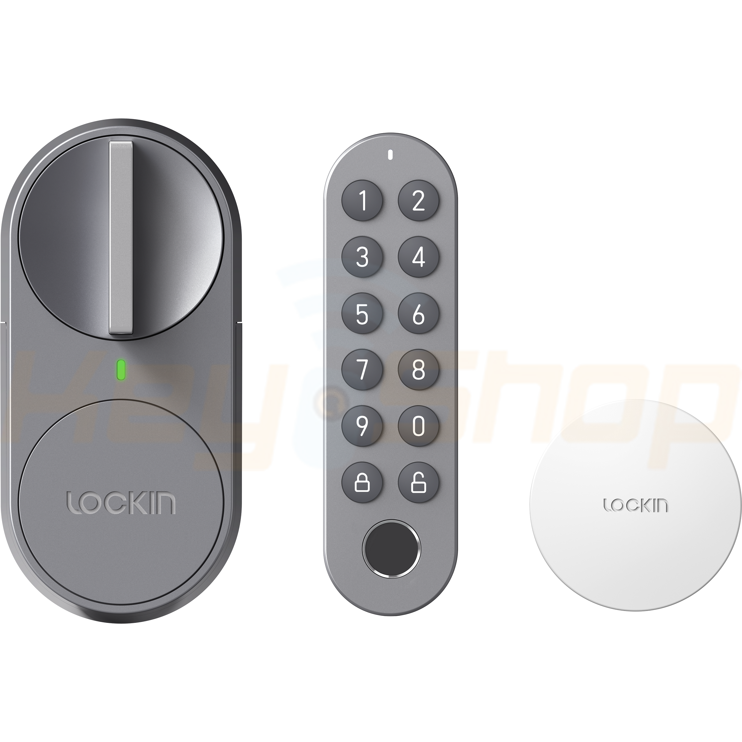 באנדל מבצע: 5-יחידות מנעול חכם G30 מבית LOCKIN + מצלמת פעמון דלת PRO 5MP חכמה מבית MAXILOCK
