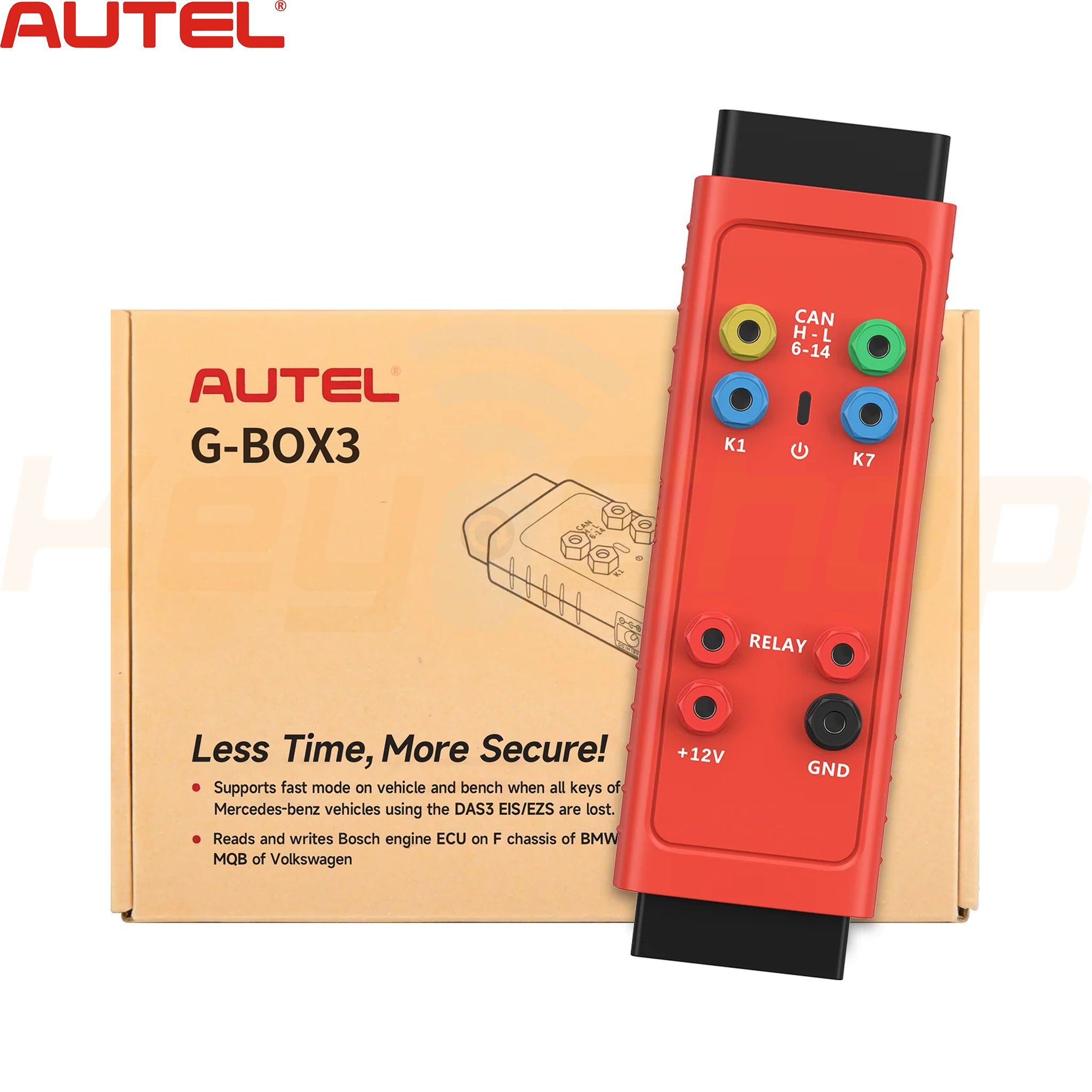 מחשב סיסמא מהיר לרכבי מרצדס AUTEL G-BOX3 - קורא מחשבי מנוע למגוון ענק של מכוניות אאוטל