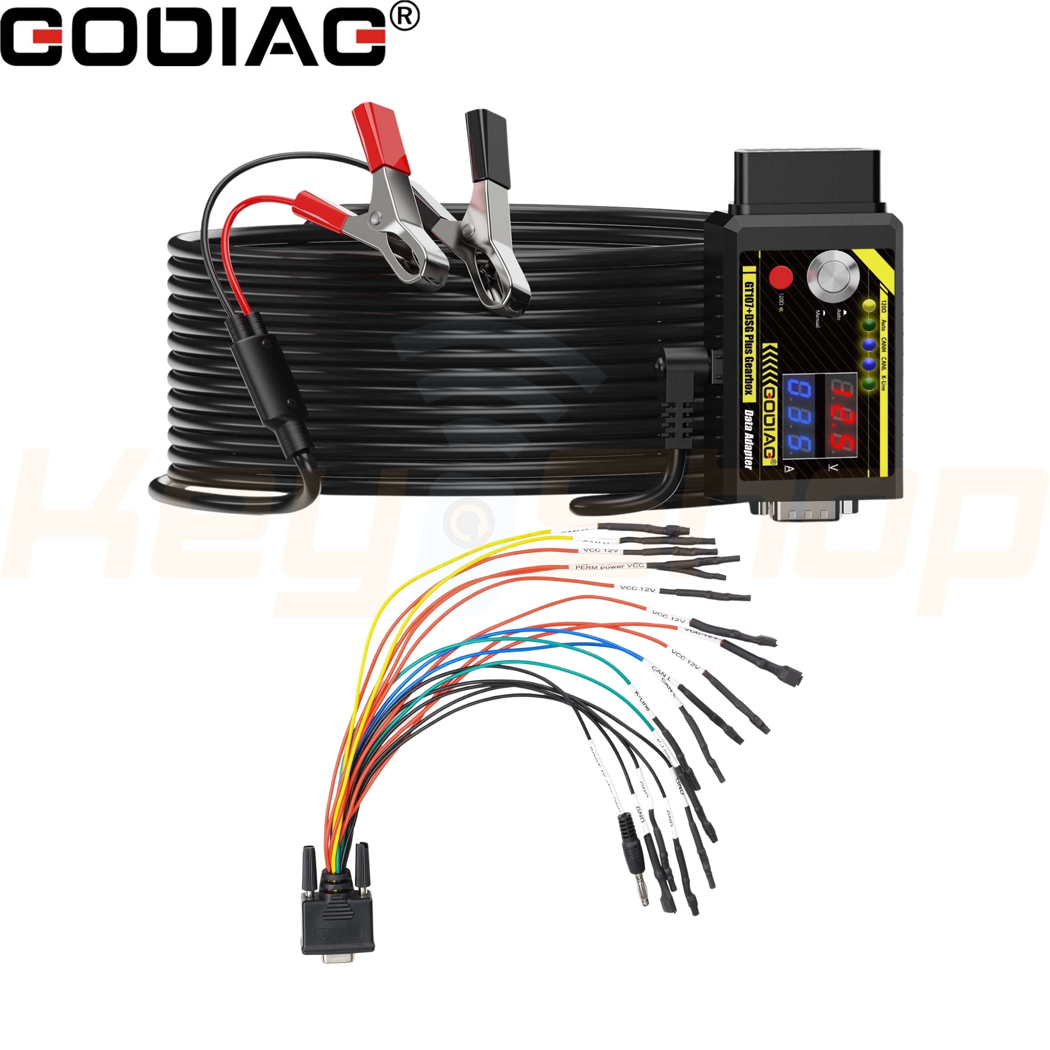 GODIAG GT107 - מתאם לקריאת מחשבי גיר VAG - HKSE161-B