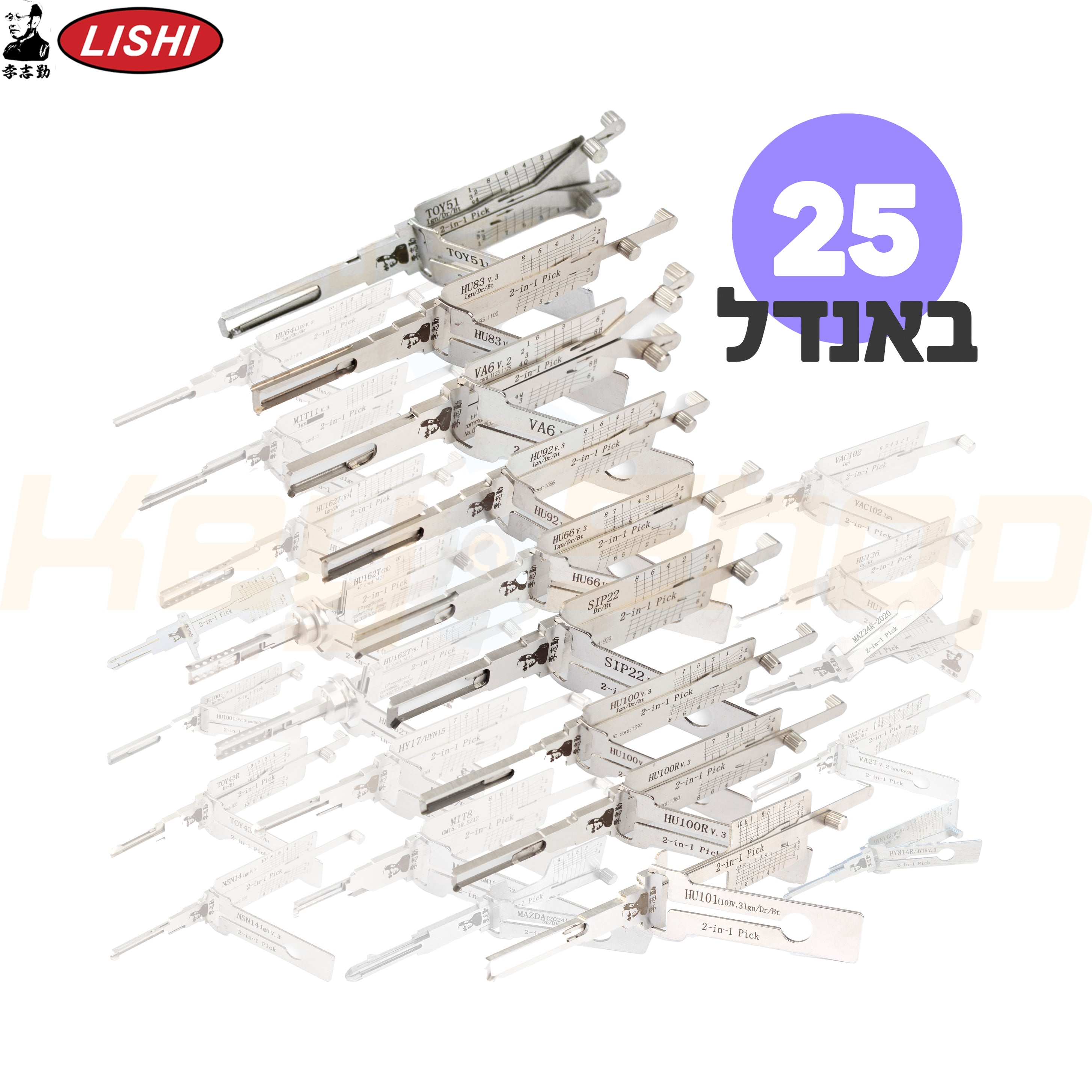 חבילת לישי מורחבת - 25 יחידות
