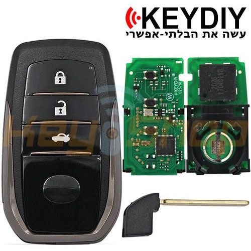 מפתח חכם אוניברסלי קיידי-סטייל טויוטה | 3-לחצנים | TB01-3 | KD | TOY2