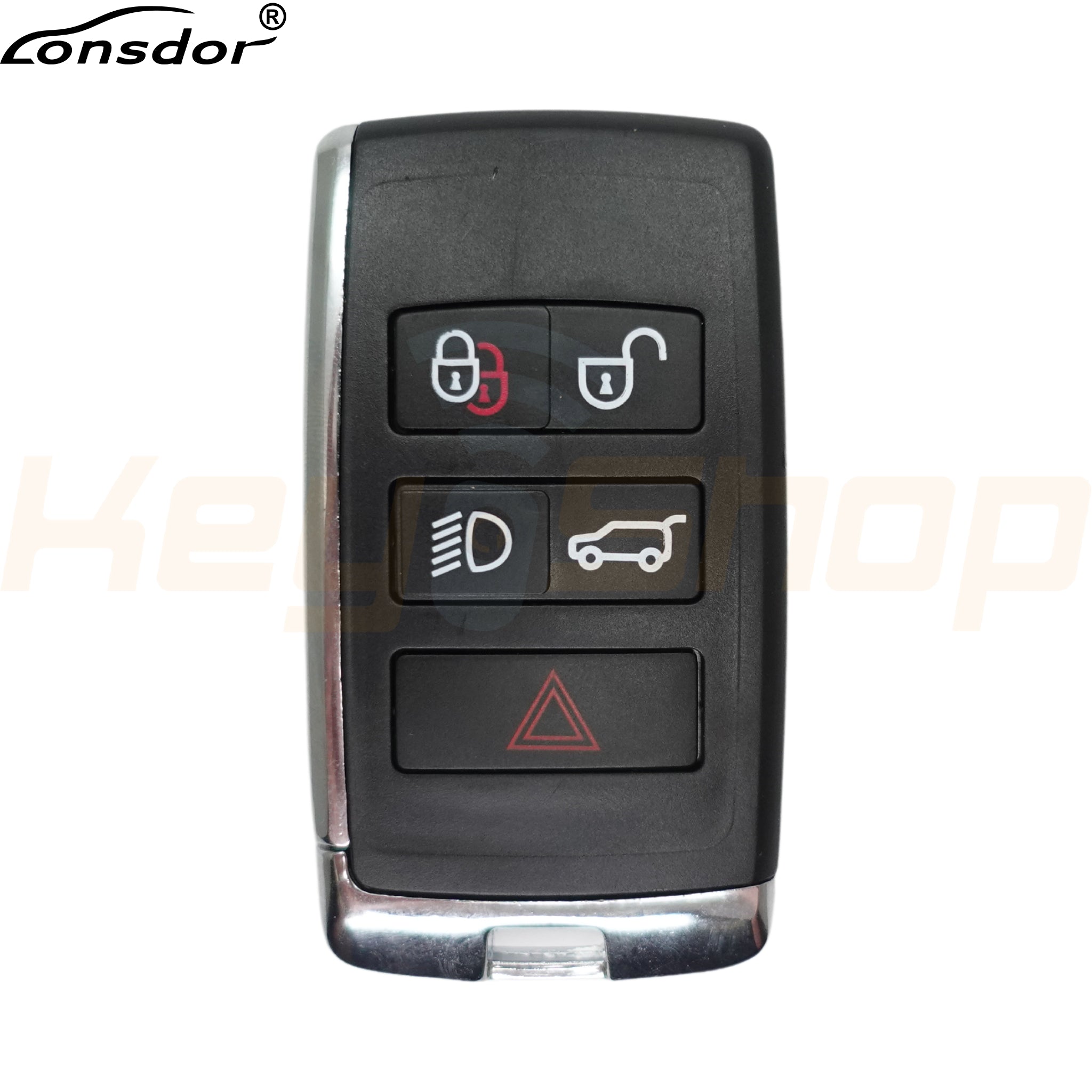 -2018+ מפתח חכם יגואר / לנד רובר תואם מקור-לונסדור | 5-לחצנים | HU101 | 315/433MHz | מזהה ציפ משתנה