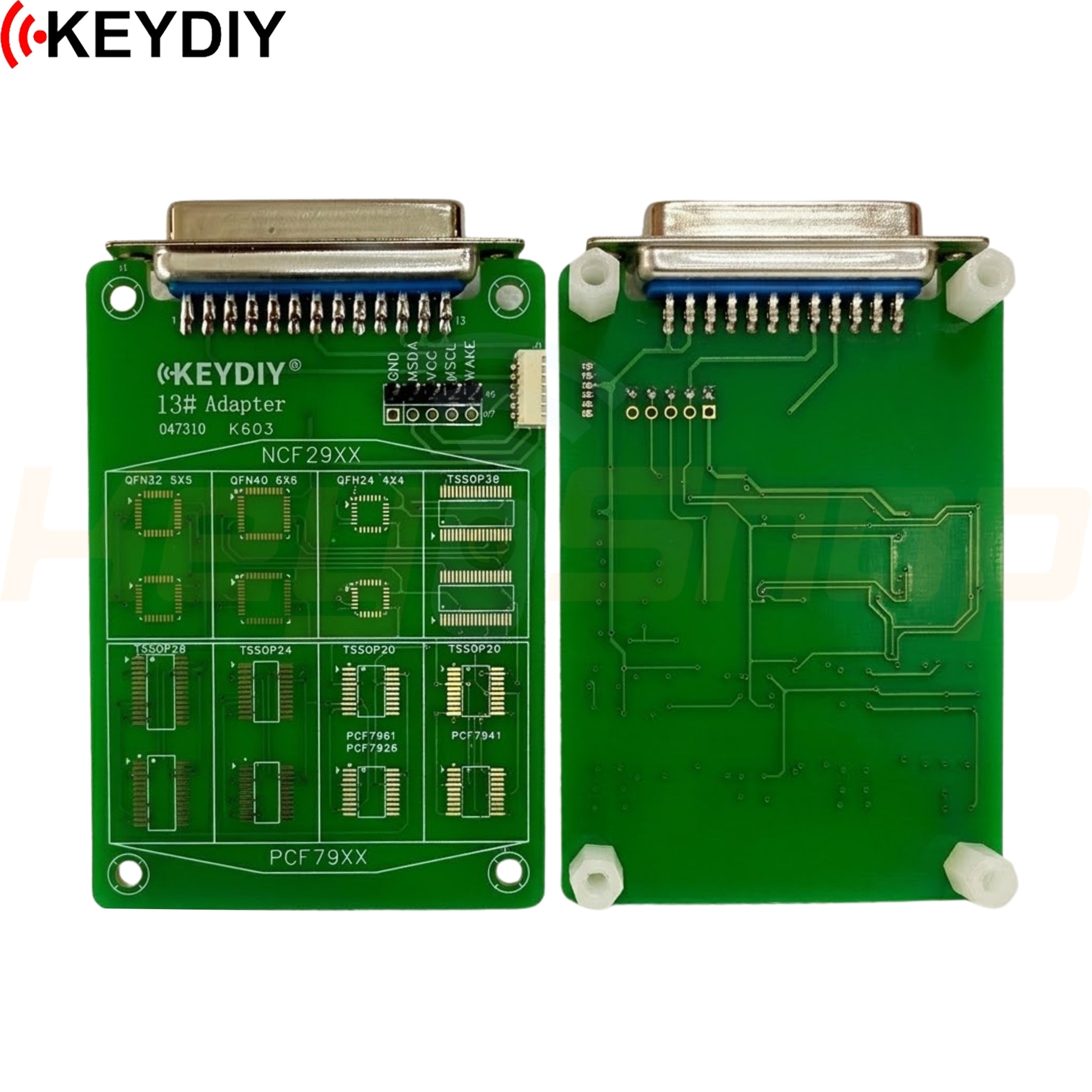 KEYDIY מתאם שכפול #13 אוניברסלי - קריאה ושכפול מפתחות חכמים מבוססי NCF29xx | עובד עם KD-X4 / KD-MAX