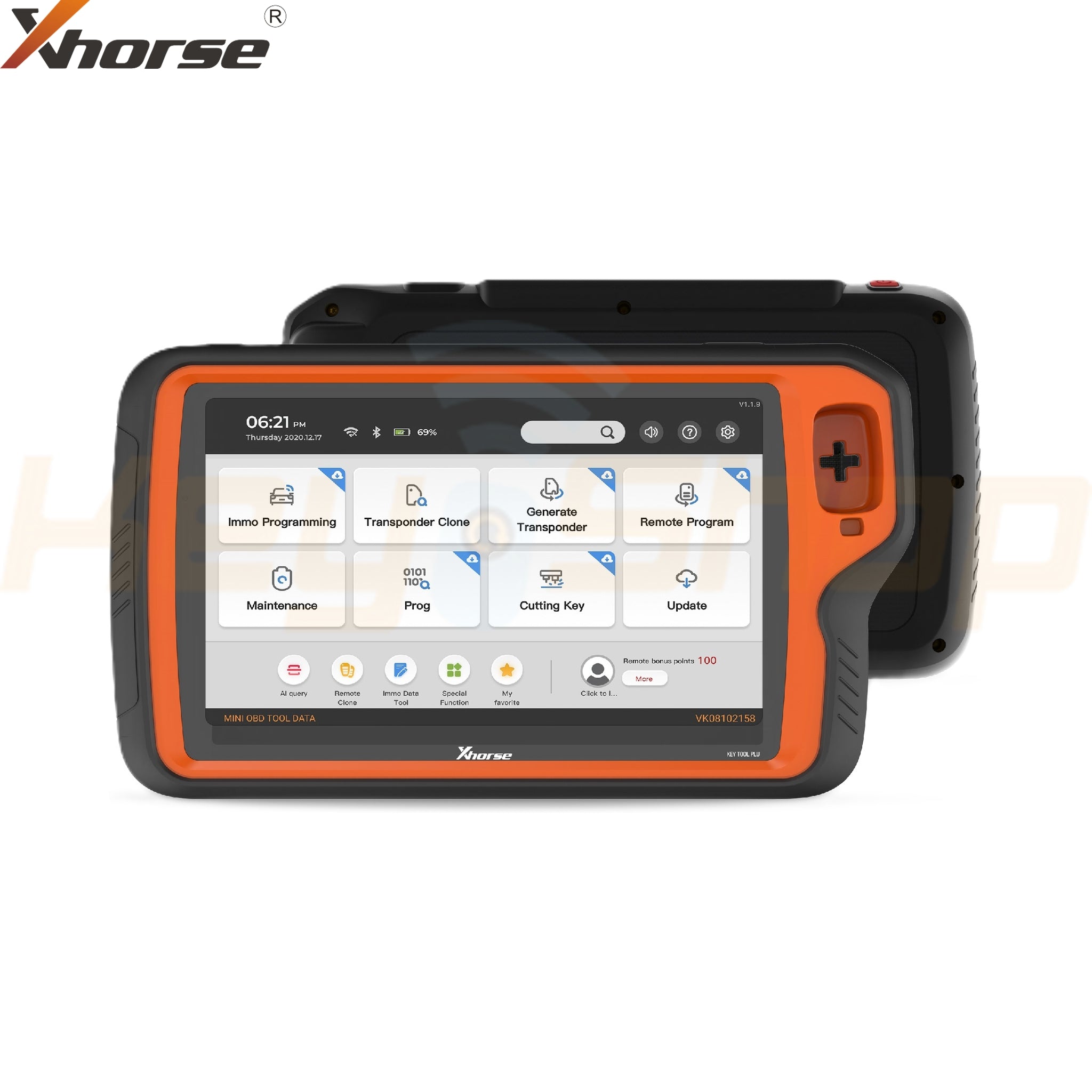 Xhorse VVDI Key Tool Plus Pad מכשיר קידוד קיטול פלוס 6-מכשירים ב-1 (מבצע: טוקני מרצדס בחינם לשנה)