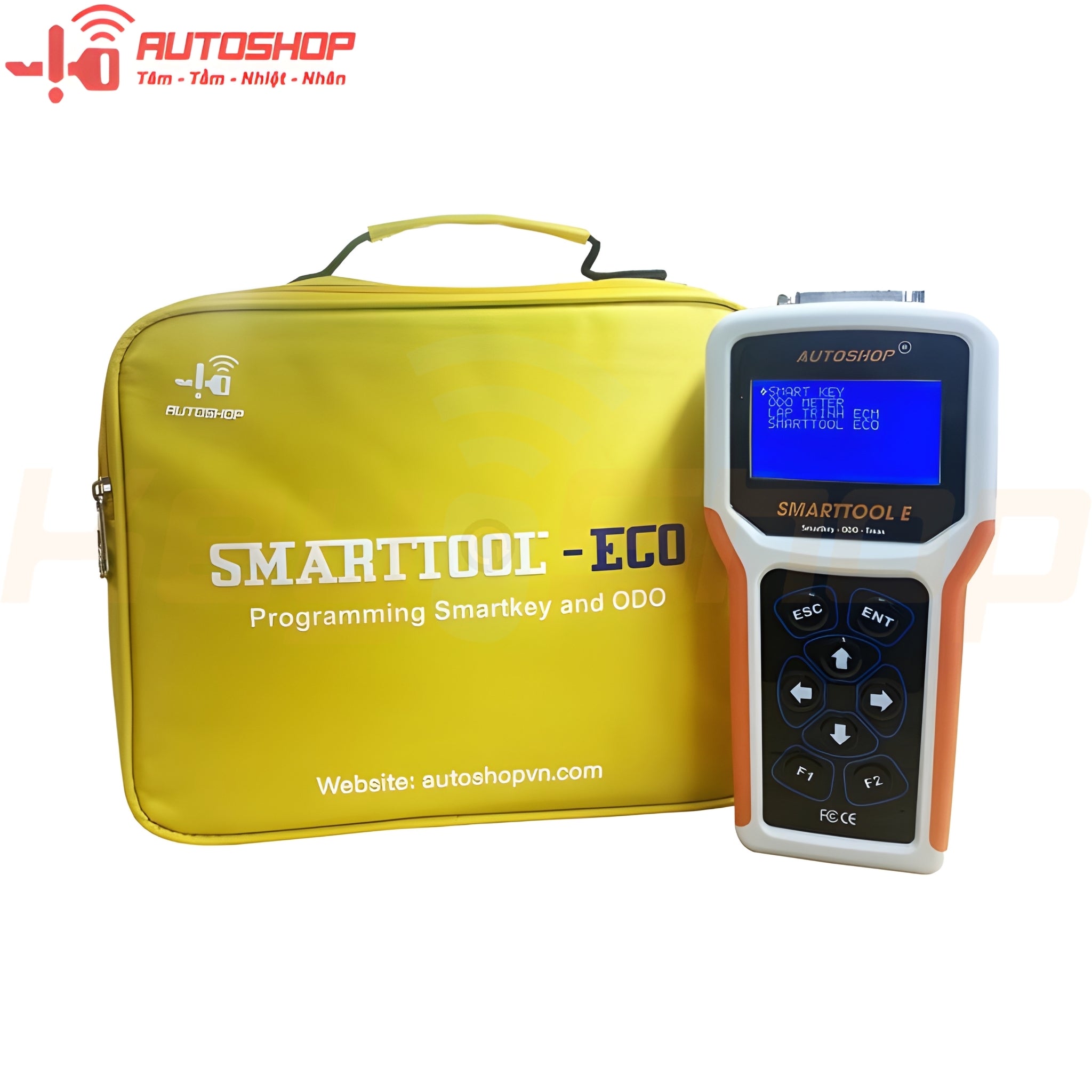 חבילה מורחבת: מכשיר קידוד מפתחות חכמים לאופנועים SMARTTOOL ECO U + תוכנות 1, 3, 4, 8 + מתאם ימאהה TMAX 2025 + מתאם צ'יפים פיאג'ו
