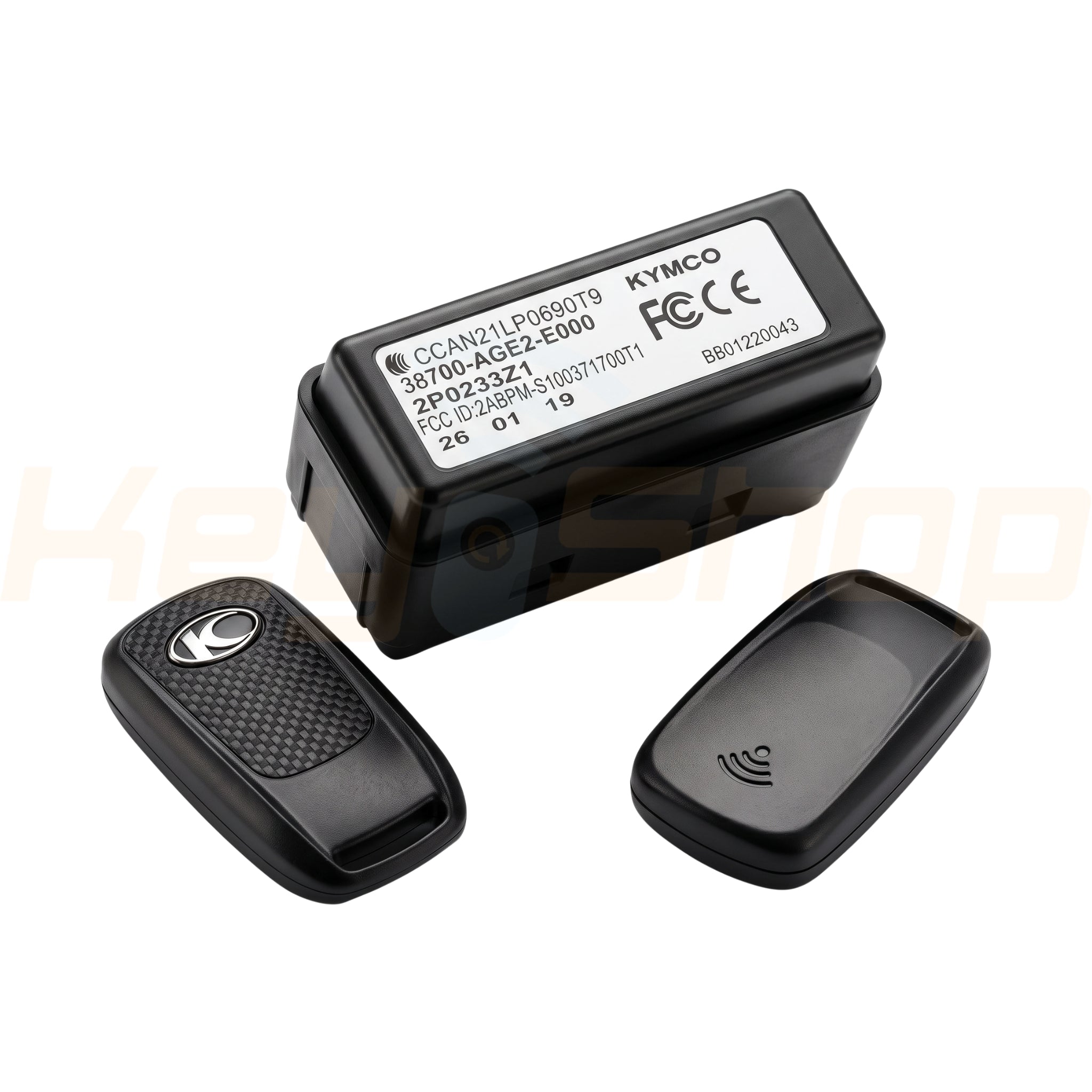 סט - קופסאת אימובילייזר + 2 שלטים חכמים KYMCO