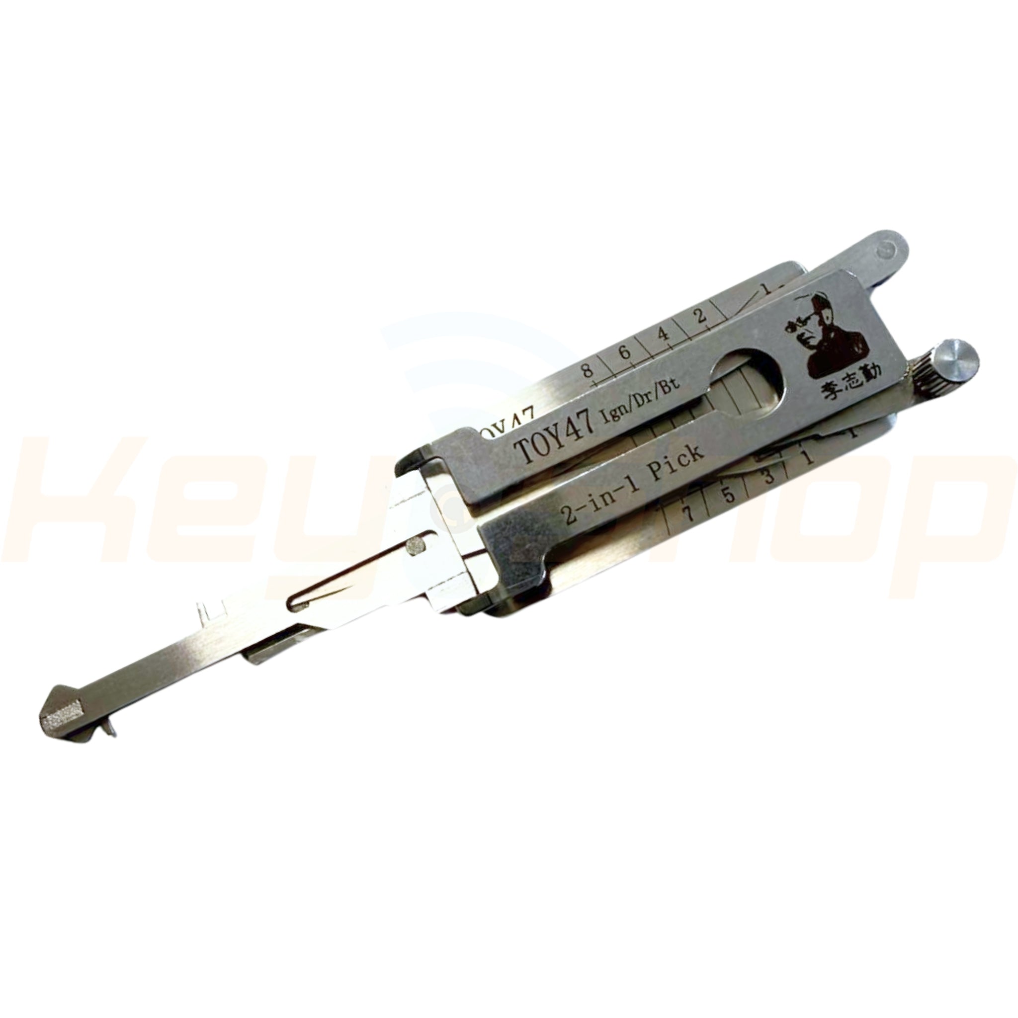 לישי מקורי - טויוטה אוונסיס / יאריס - Original Lishi - TOY47(8) - Ign / Dr / Bt