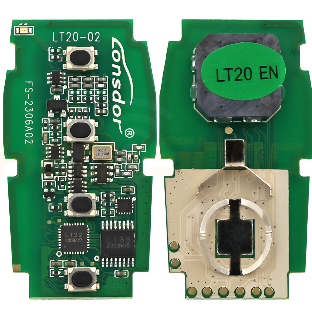 2015+ מפתח חכם אוניברסלי לונסדור-סטייל סובארו | 4-לחצנים | LT20-02 | TOY2 (גם לטויוטה)