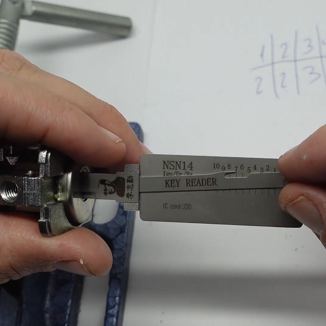 קורס מנעולן לעבודה עם לישי מעשי פיזי / KEY SHOP LISHI TRAINING COURSE
