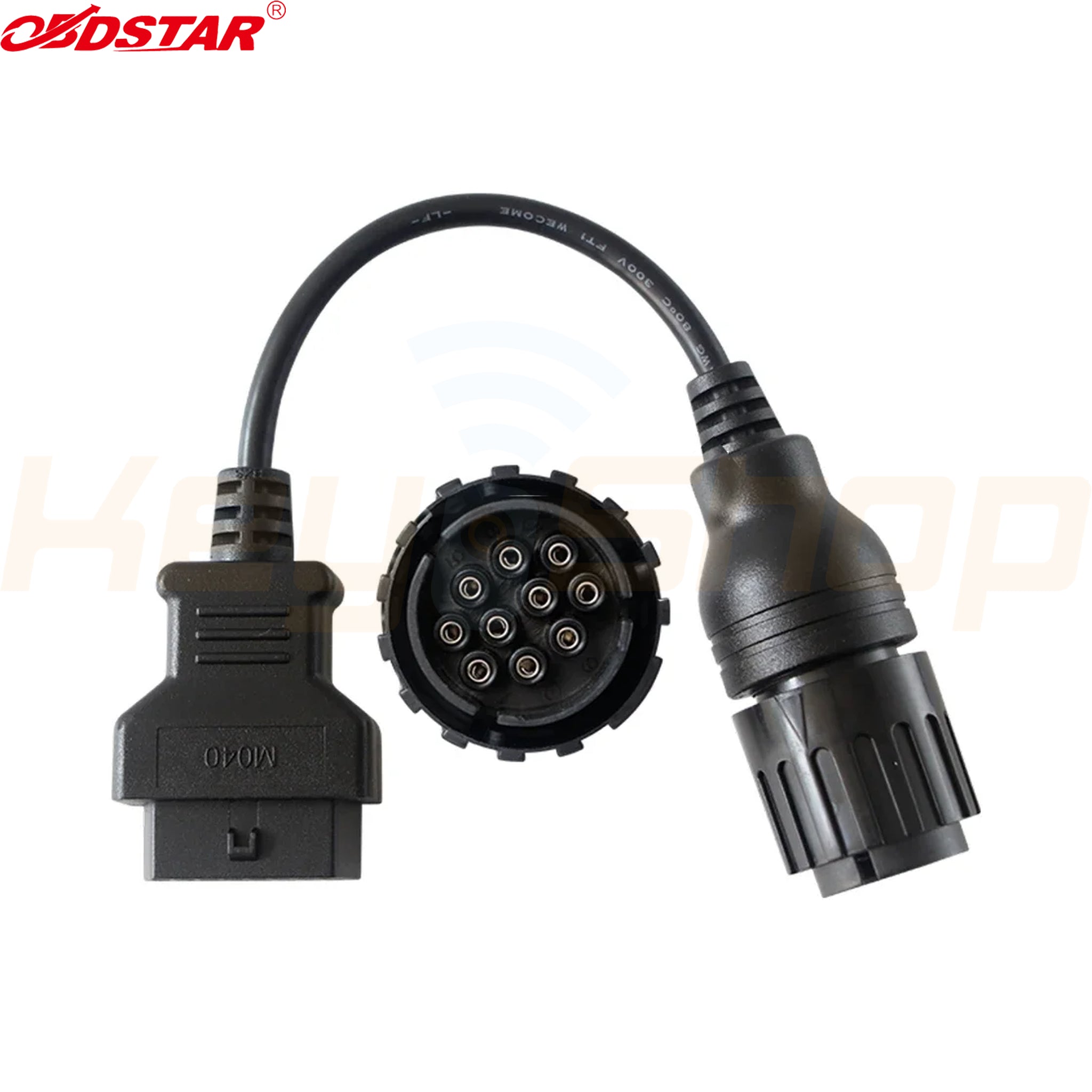 OBDSTAR BMW M040 - מתאם אוניברסלי לשקע דיאגנוסטיקה עגול באופנועי BMW (10-פינים)