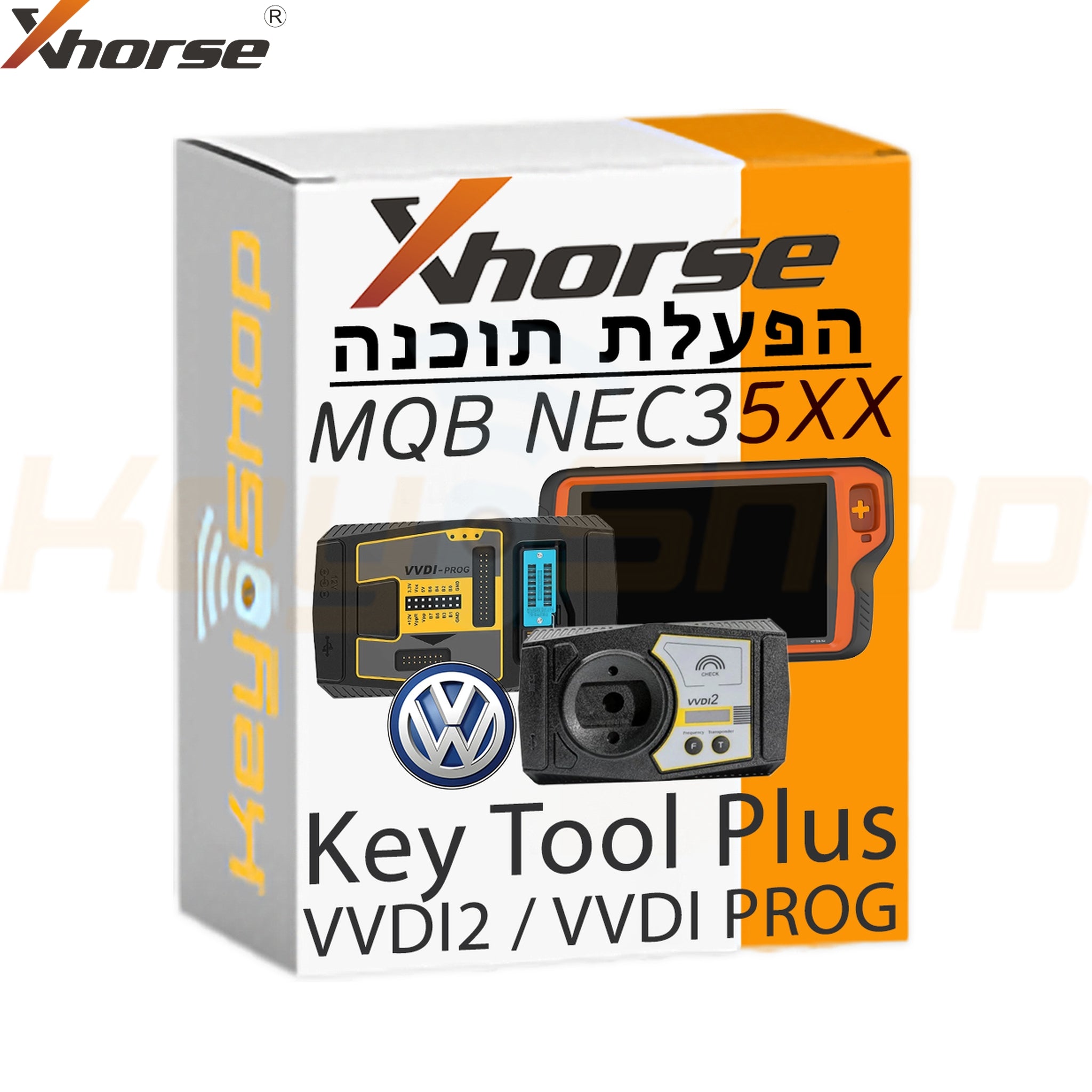 הפעלת תוכנת קידוד מפתחות VAG MQB ג'ונסון בהלחמה - NEC35XX (אקסהורס)