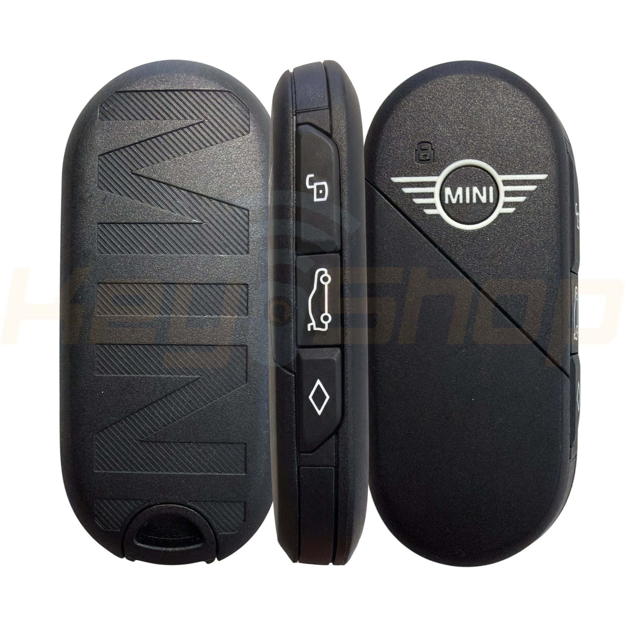 2022+ מפתח חכם מיני קופר מקורי | 4-לחצנים | 5B3E8E9-01 | HU100R | ID49 | 433MHz | U-Chassis