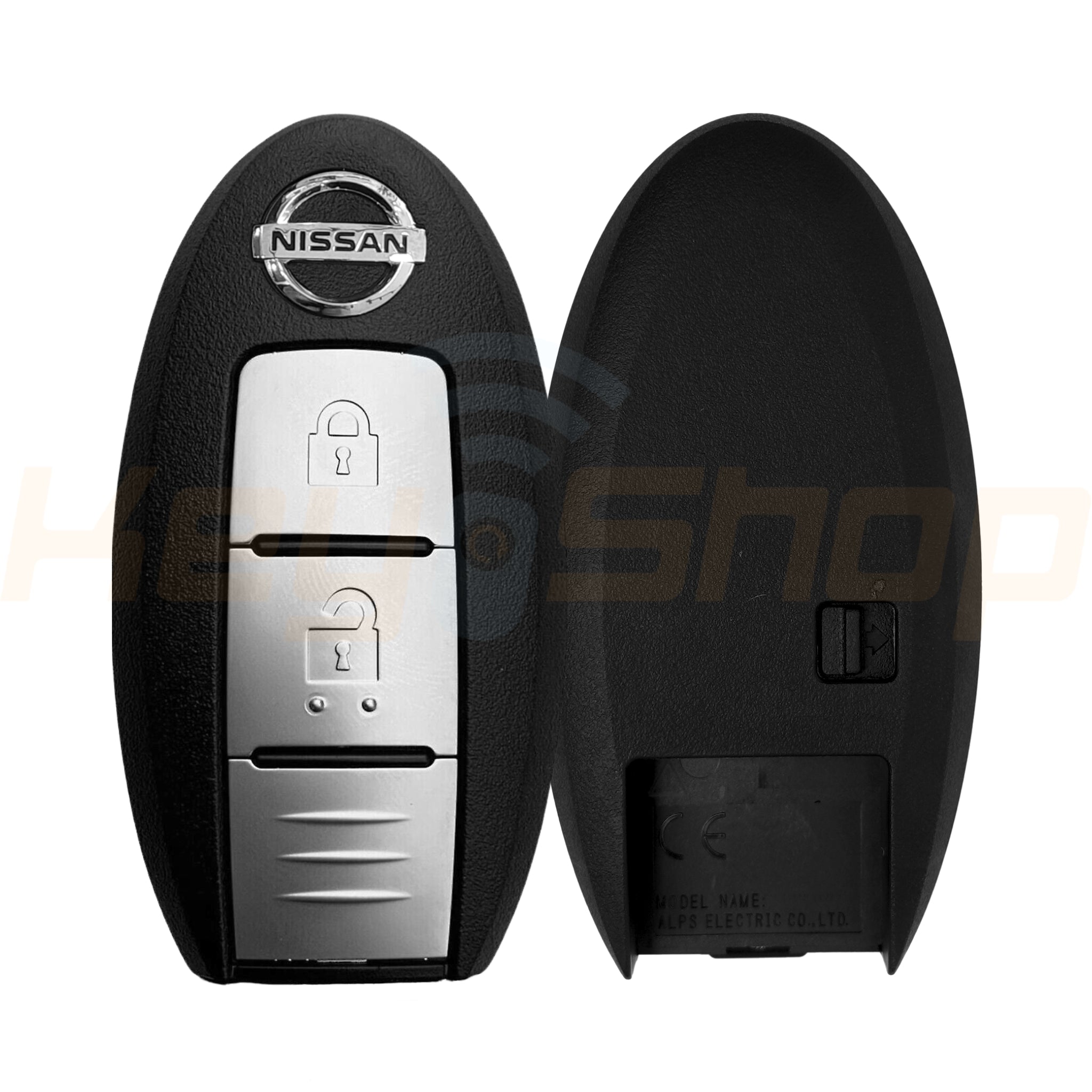 מפתח חכם ניסאן מקורי | 2-לחצנים | NSN14 | ID46 | 433MHz