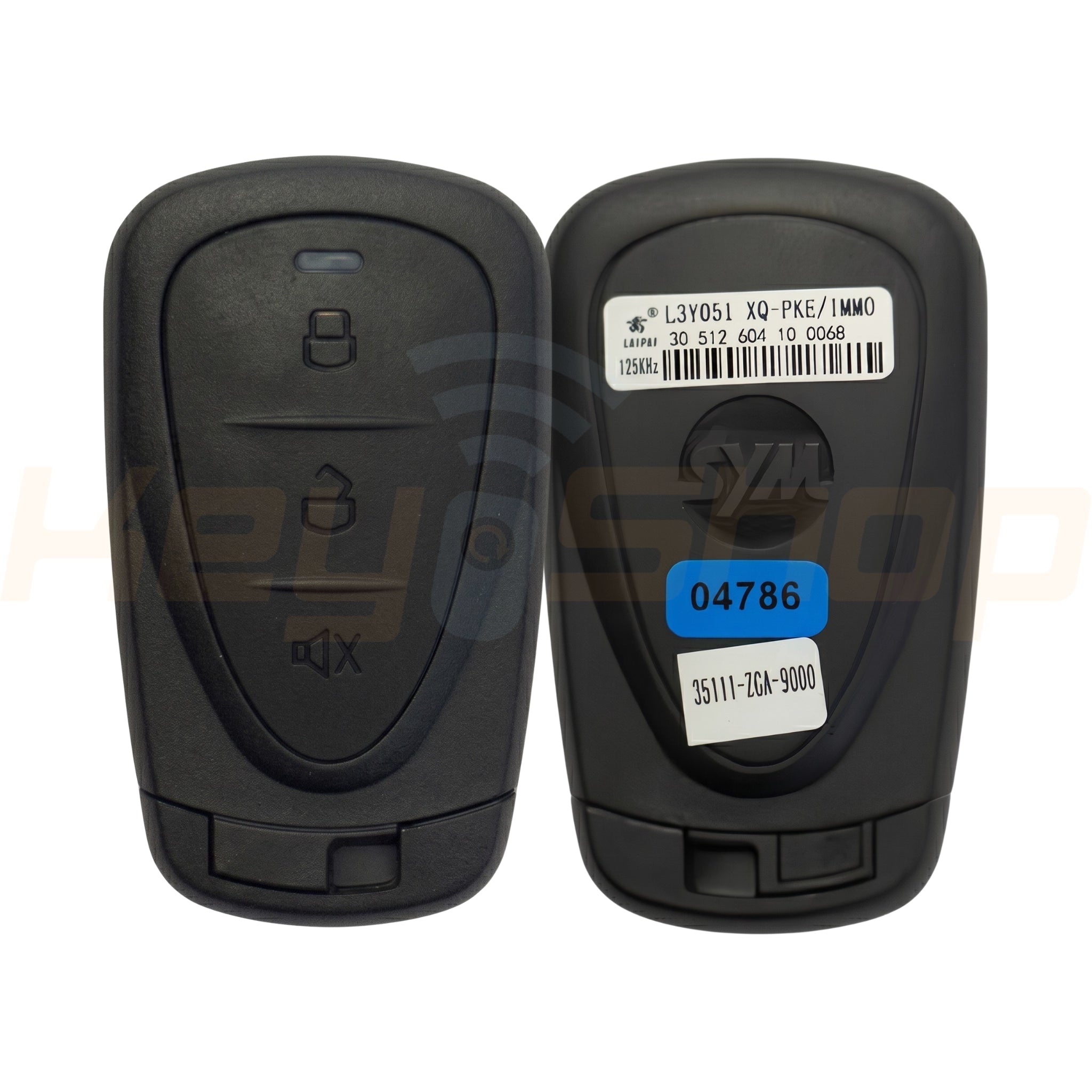 מפתח חכם אס.ווי.אם Husky 150 / 300 "קרבה" מקורי לאופנוע | 3-לחצנים | 35111-ZGA-9000 | ID6A | 433MHz