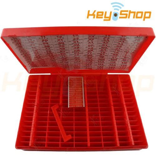 קופסת להבים אדומה- ריקה