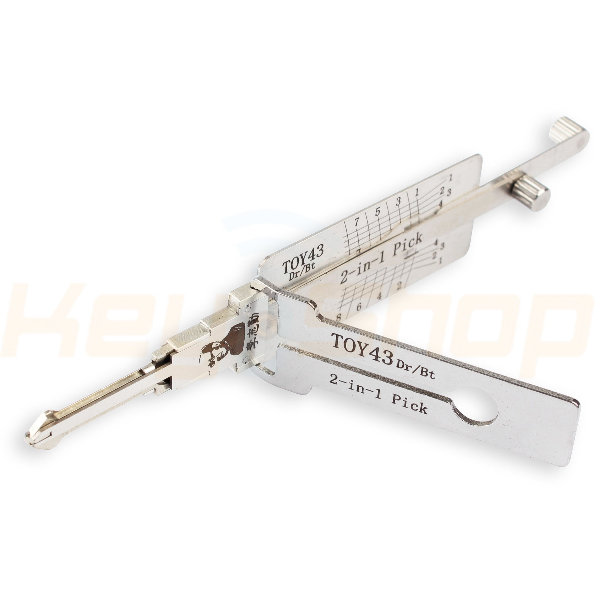 לישי מקורי- טויוטה ישנה / Original Lishi- TOY43-8 ( Dr / Bt )