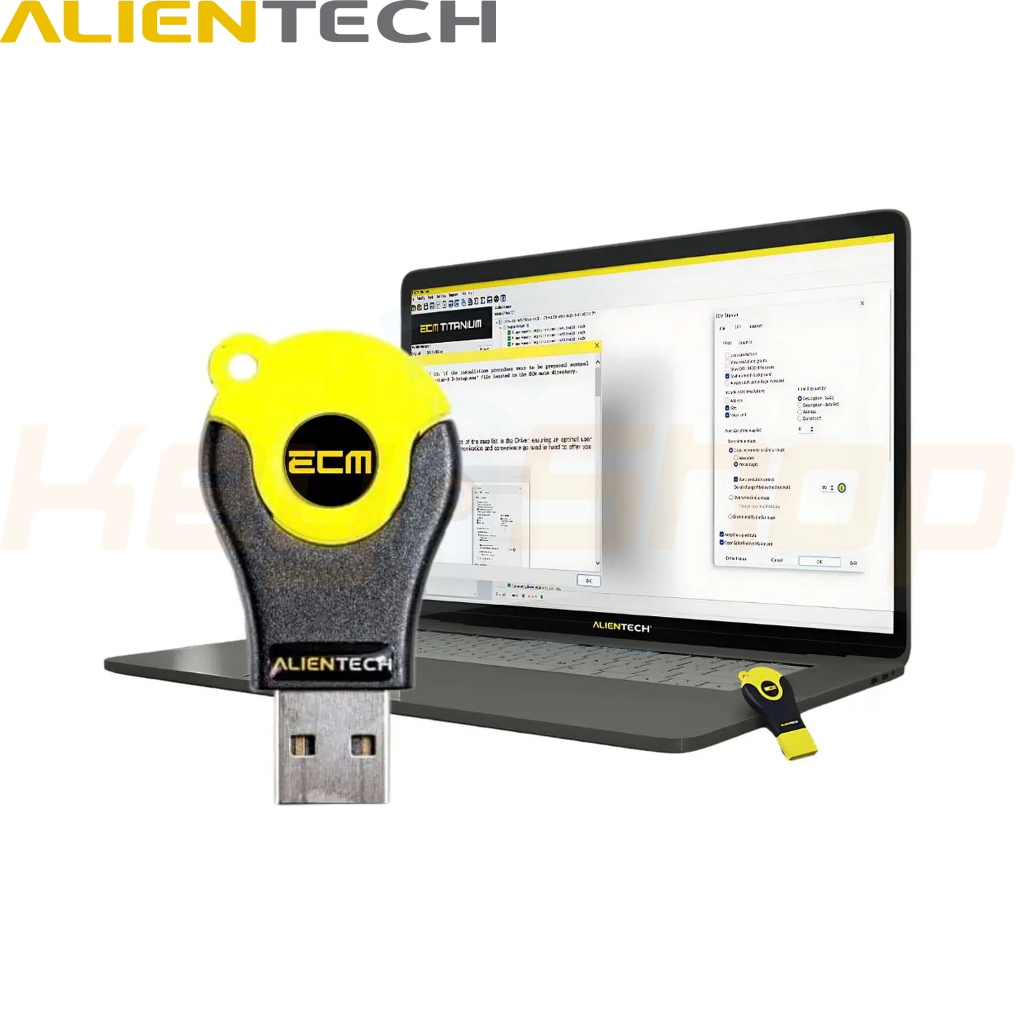 ALIENTECH - ECM Titanium Software Dongle - דונגל תוכנה לעריכת נתוני ניהול מנוע ויצירת מפות