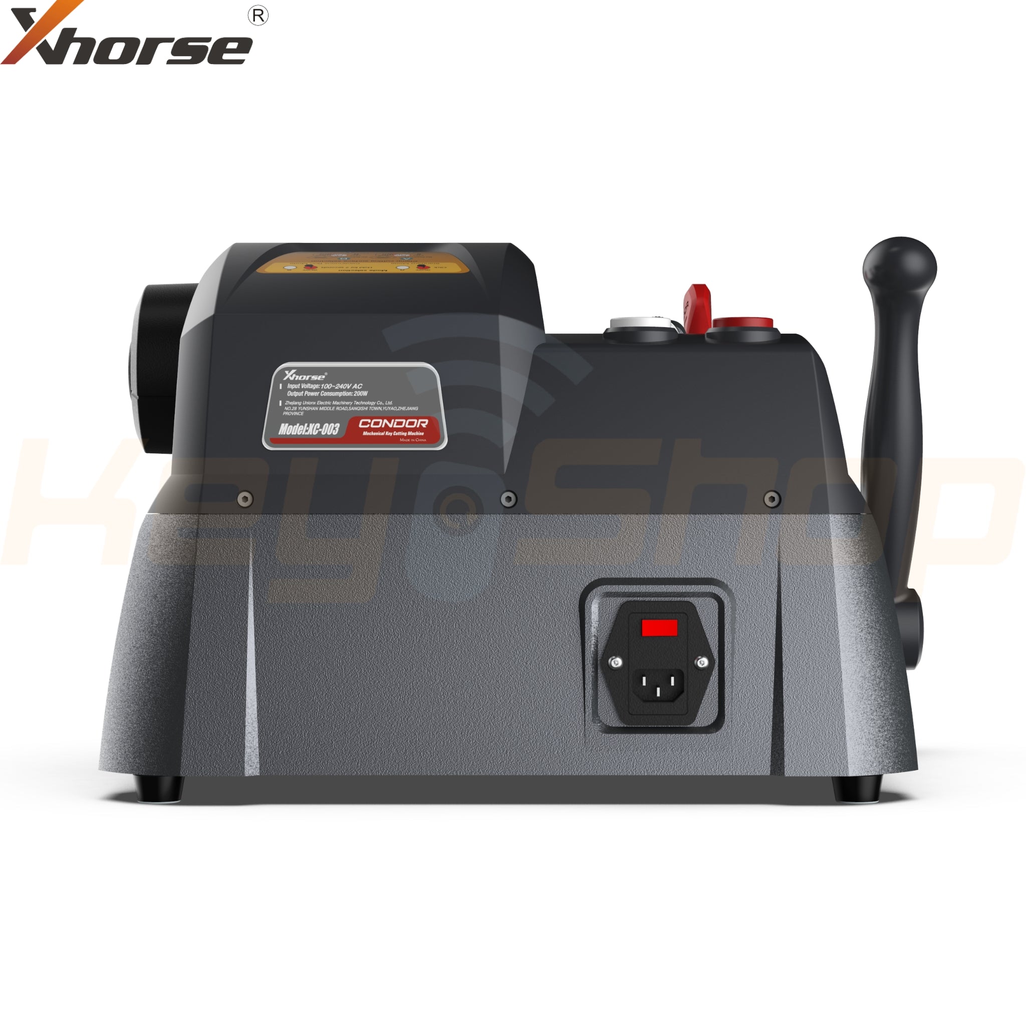 Xhorse CONDOR XC-003 - מכונת שכפול ידנית למפתחות משוננים + מבקשת - XC0300EN