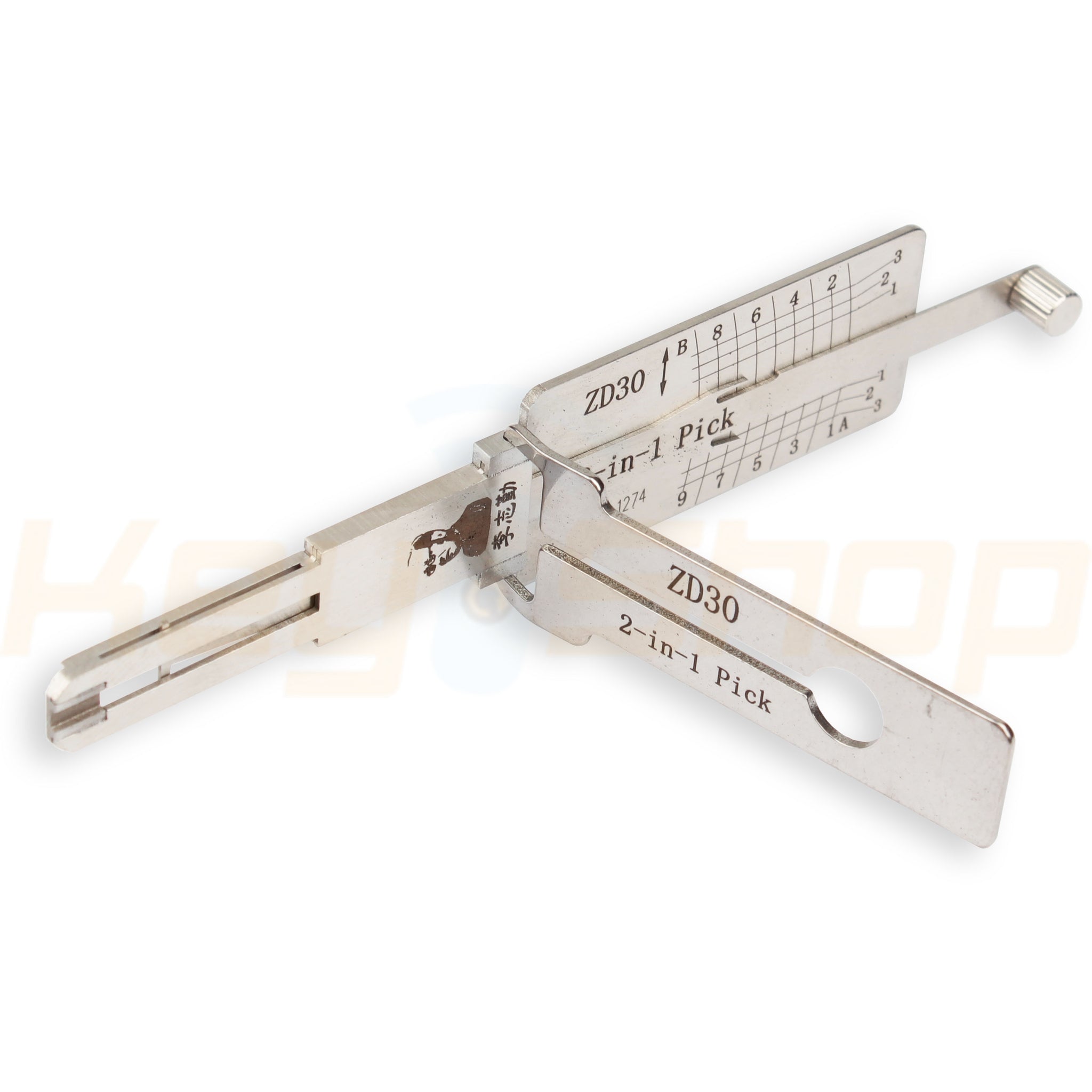 לישי מקורי- Original Lishi- ZD30 אופנוע דוקאטי, פיאג'ו, קיי.טי.אמ
