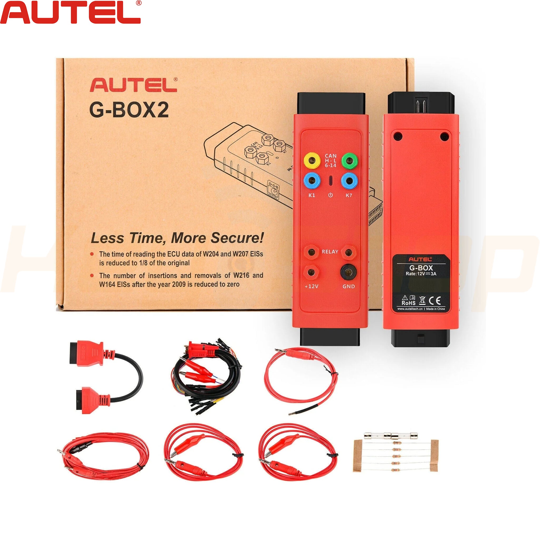 מחשב סיסמא מהיר לרכבי מרצדס AUTEL G-BOX2 - קורא מחשבי מנוע למגוון ענק של מכוניות אאוטל