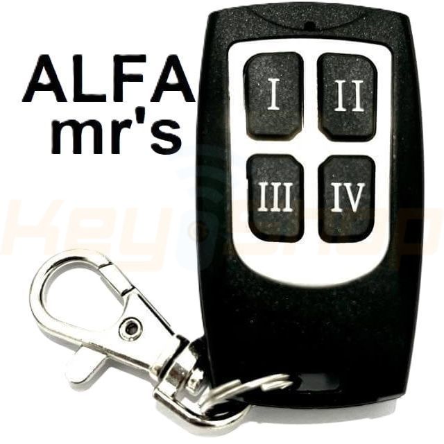 שלט מולטי רומי- שמירת קוד- ALFA mr's