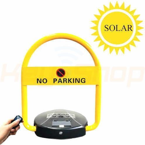 מחסום חניה- גבוה- טעינה סולארית- +2- שלטים - סוללה-4V 911S