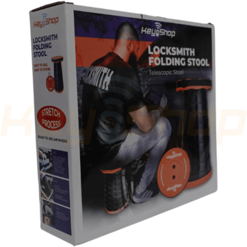 כיסא טלסקופי למנעולנים- נייד ומתקפל- עד כ-120 ק"ג