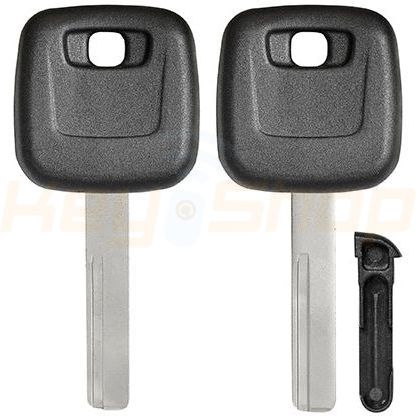 מפתח גלם עם מקום לשבב- וולוו- S40- HU56