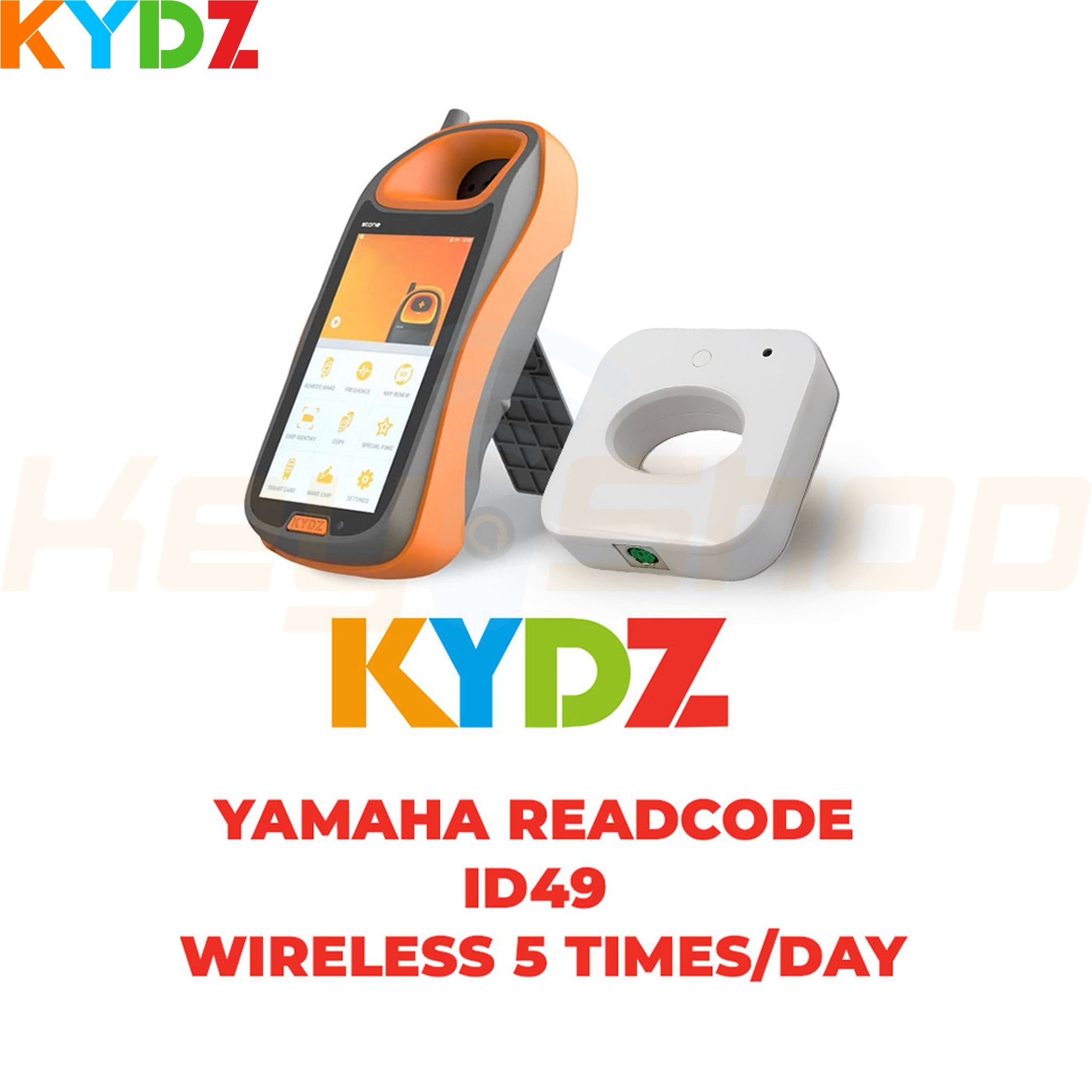 תוכנה - KYDZ - Readcode for ID49 - אופנוע ימאהה - 5 שימושים ביום (אלחוטי)