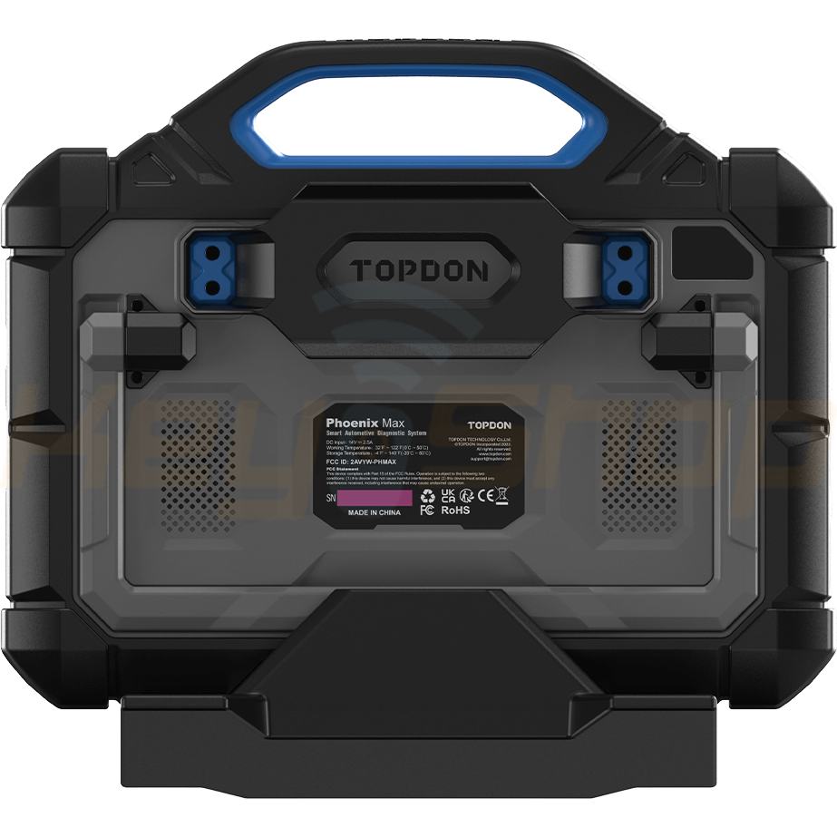 TOPDON - Phoenix Max - ערכת משאיות - מכשיר דיאגנוסטיקה מתקדם ומקצועי עם אוסצילוסקופ, כבלים למשאיות ושנה של עדכונים