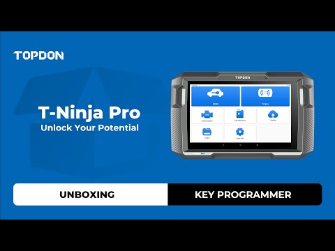 TOPDON T-Ninja Pro - מכשיר קידוד מפתחות מודרני "ללא אינטרנט"