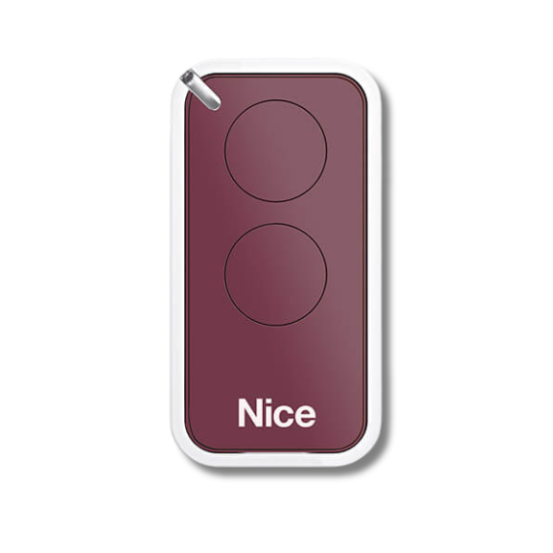 שלט לשער- NICE - אדום